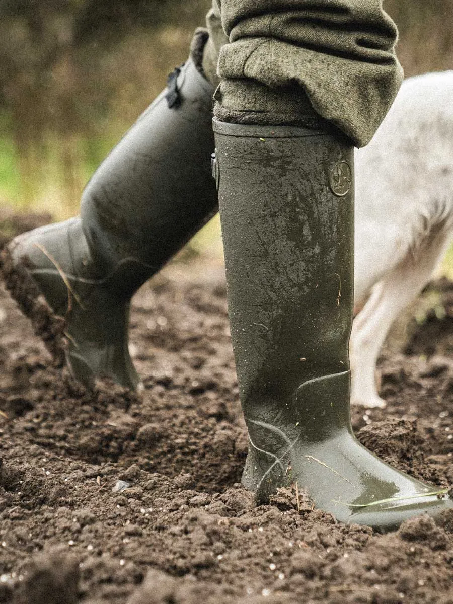 30% OFF - SEELAND Hillside Neo Enforced Wellington Boots - Men's - Pine Green - Size: UK 9 (EU43)