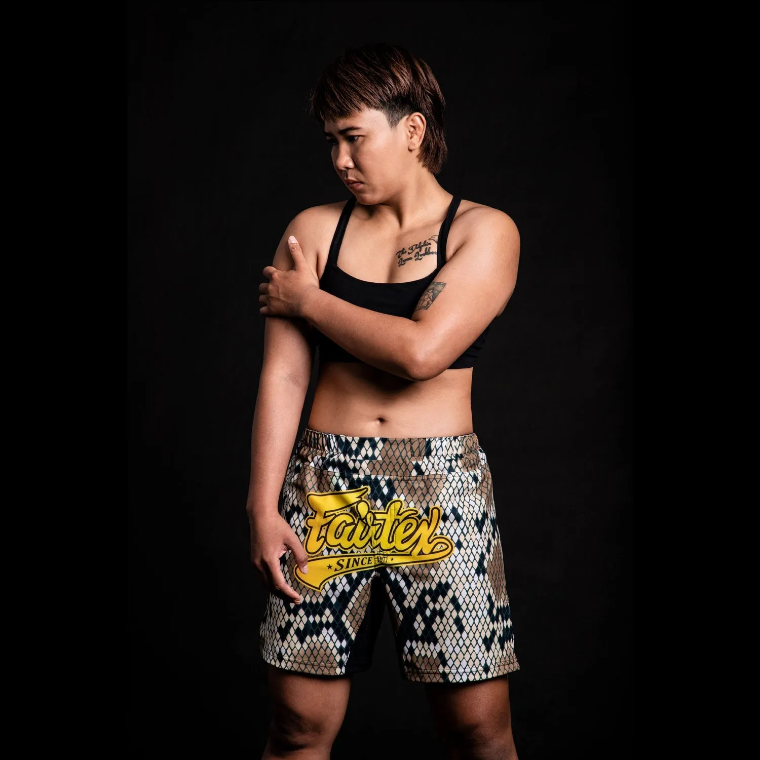 AB19 Fairtex MMA Board Shorts Diamond Shell