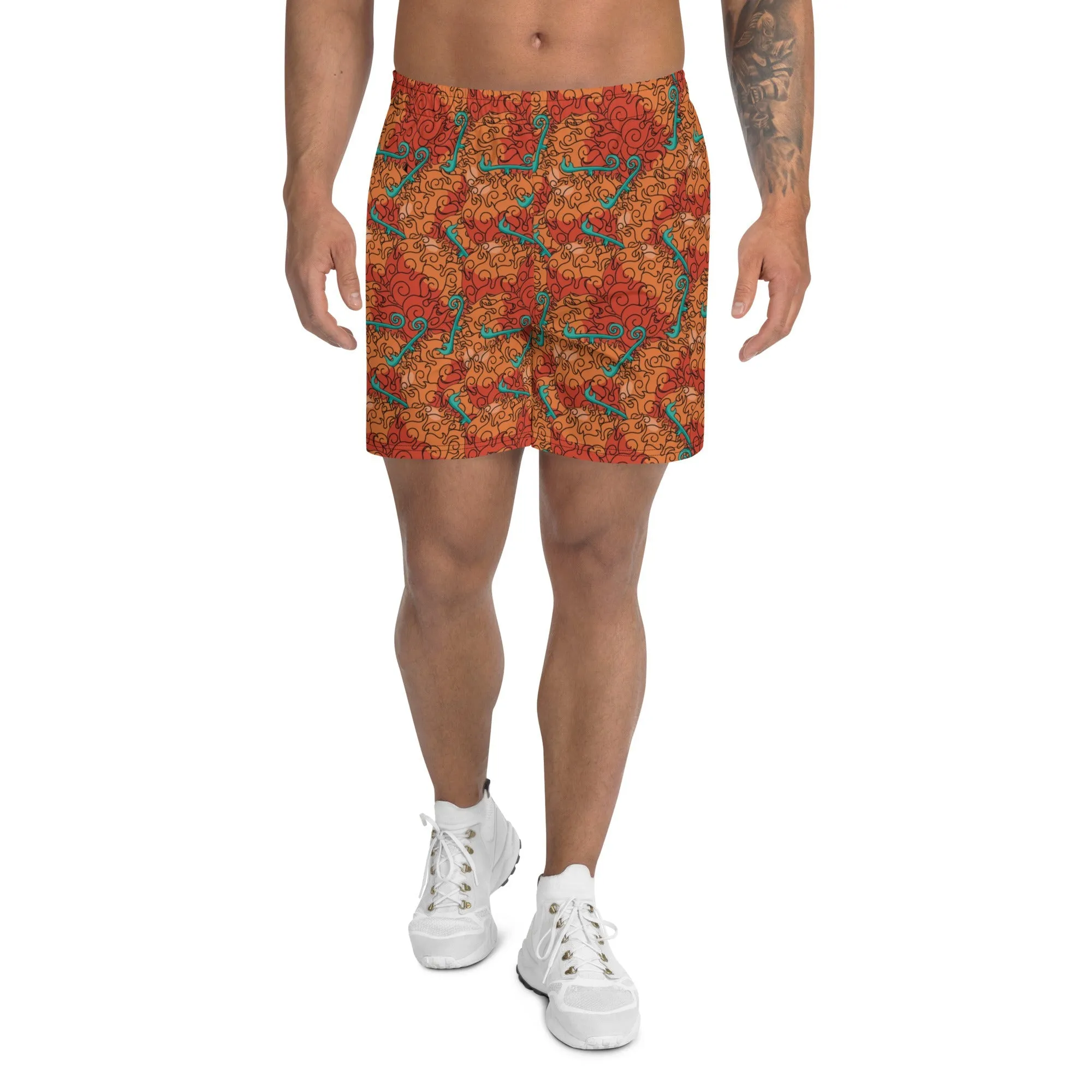 Ace Flame Flame Devil Fruit Recycled Athletic Shorts