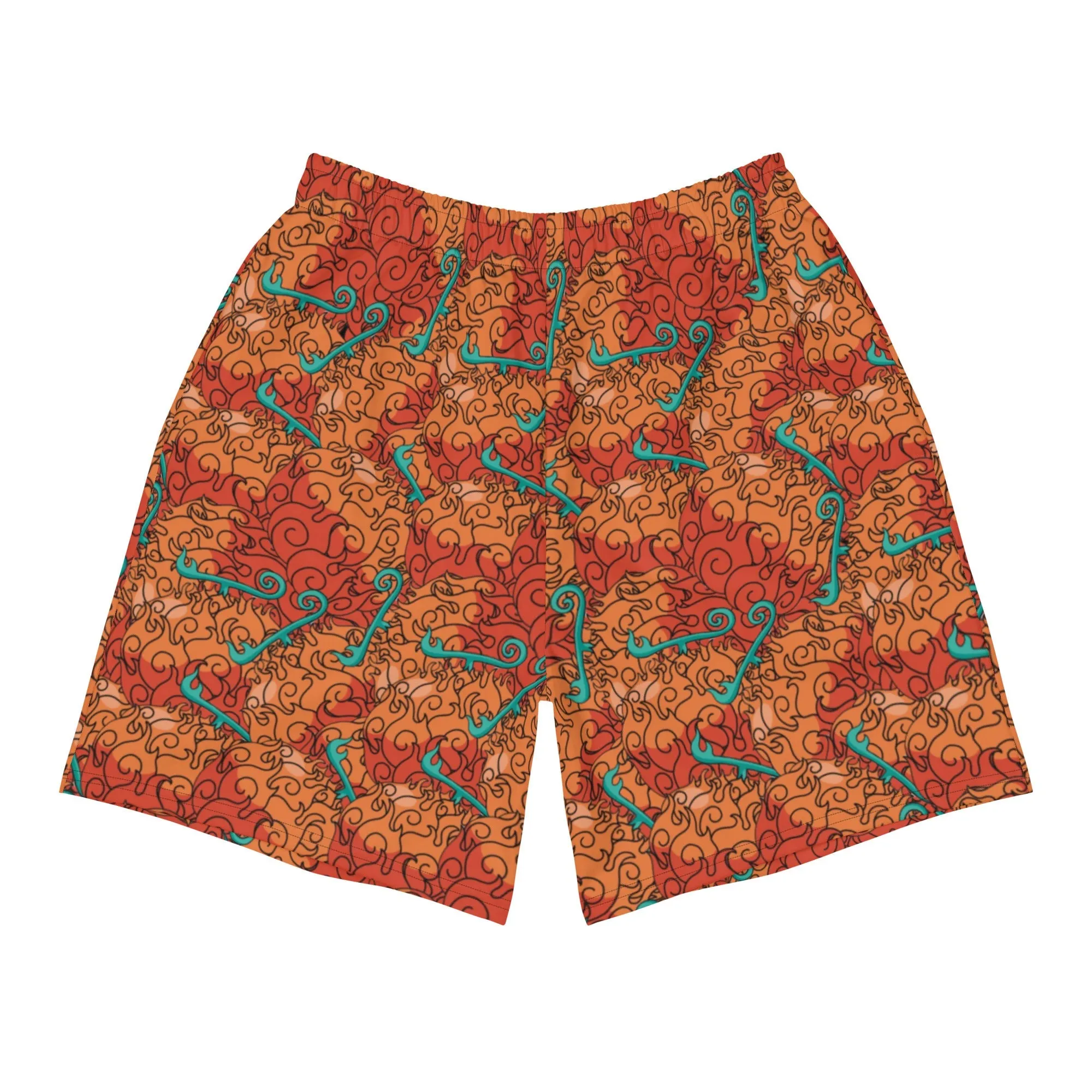 Ace Flame Flame Devil Fruit Recycled Athletic Shorts