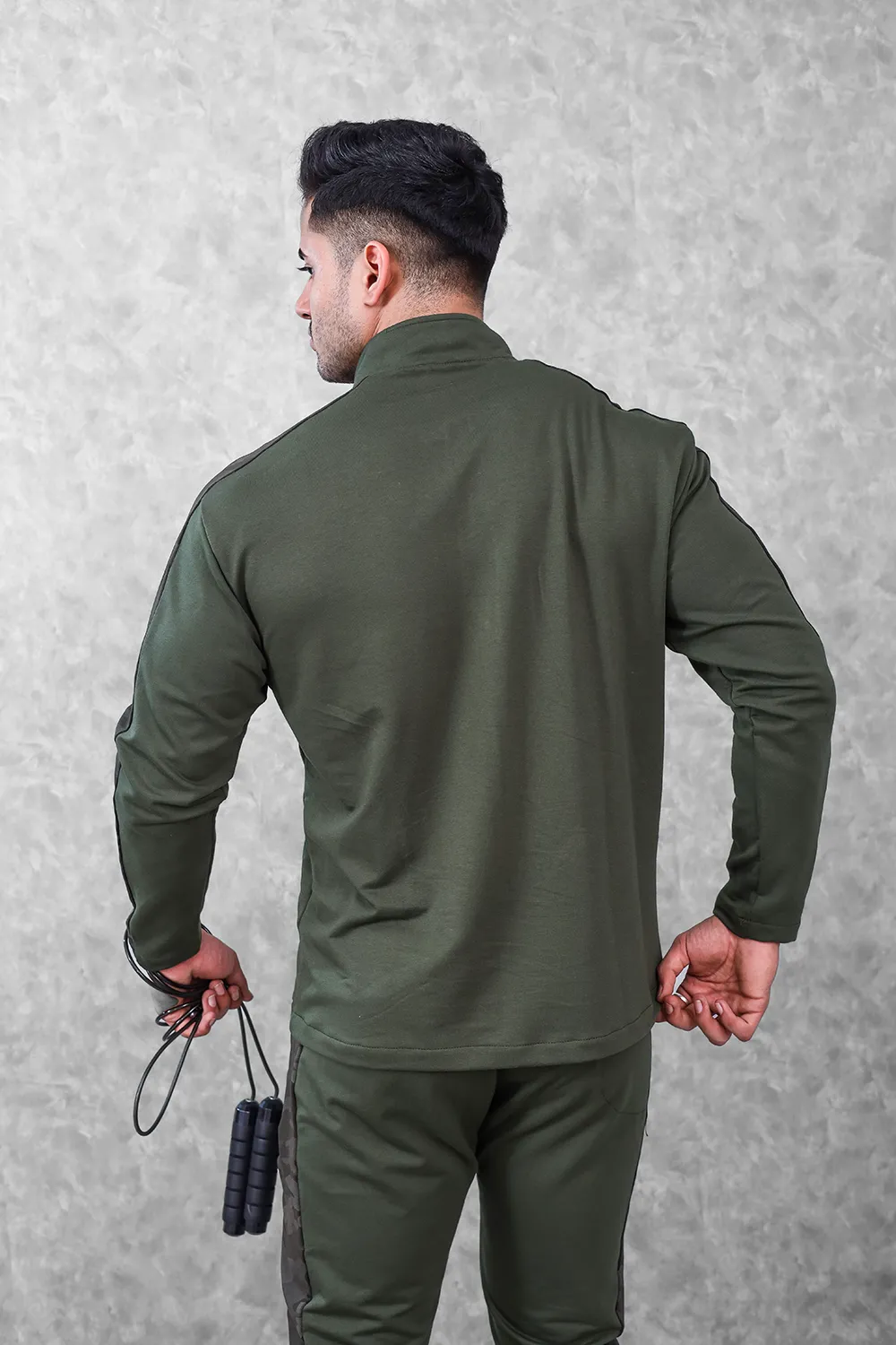 Active Camo Jacket- Olive