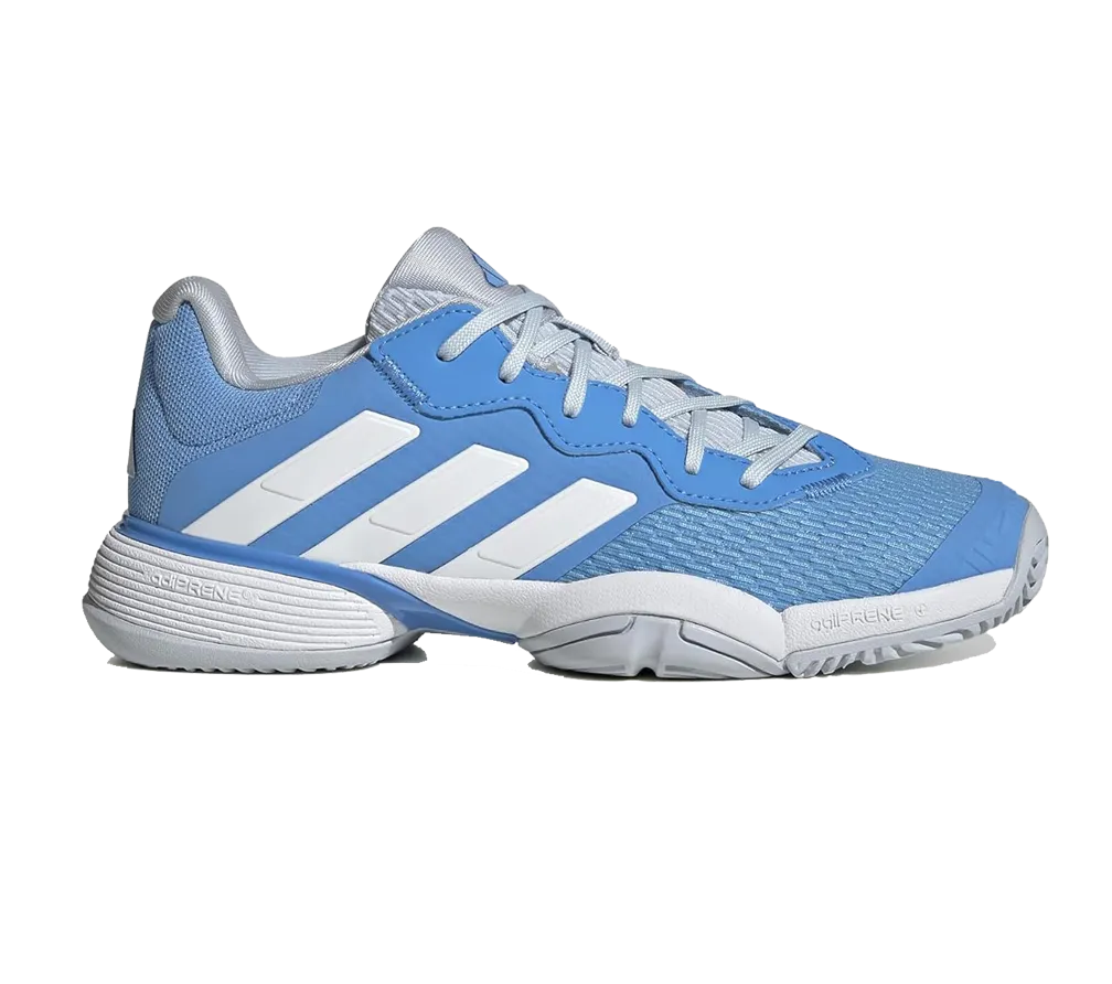 Adidas Barricade White Blue Junior Sneakers