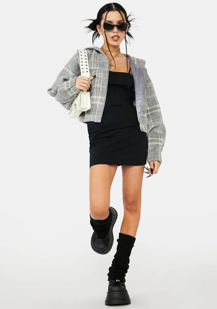 Bad In Plaid Wool Jacket