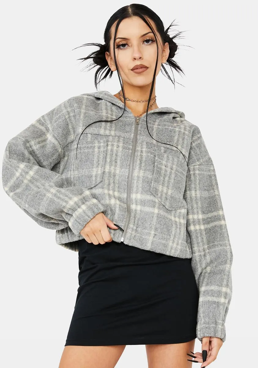 Bad In Plaid Wool Jacket