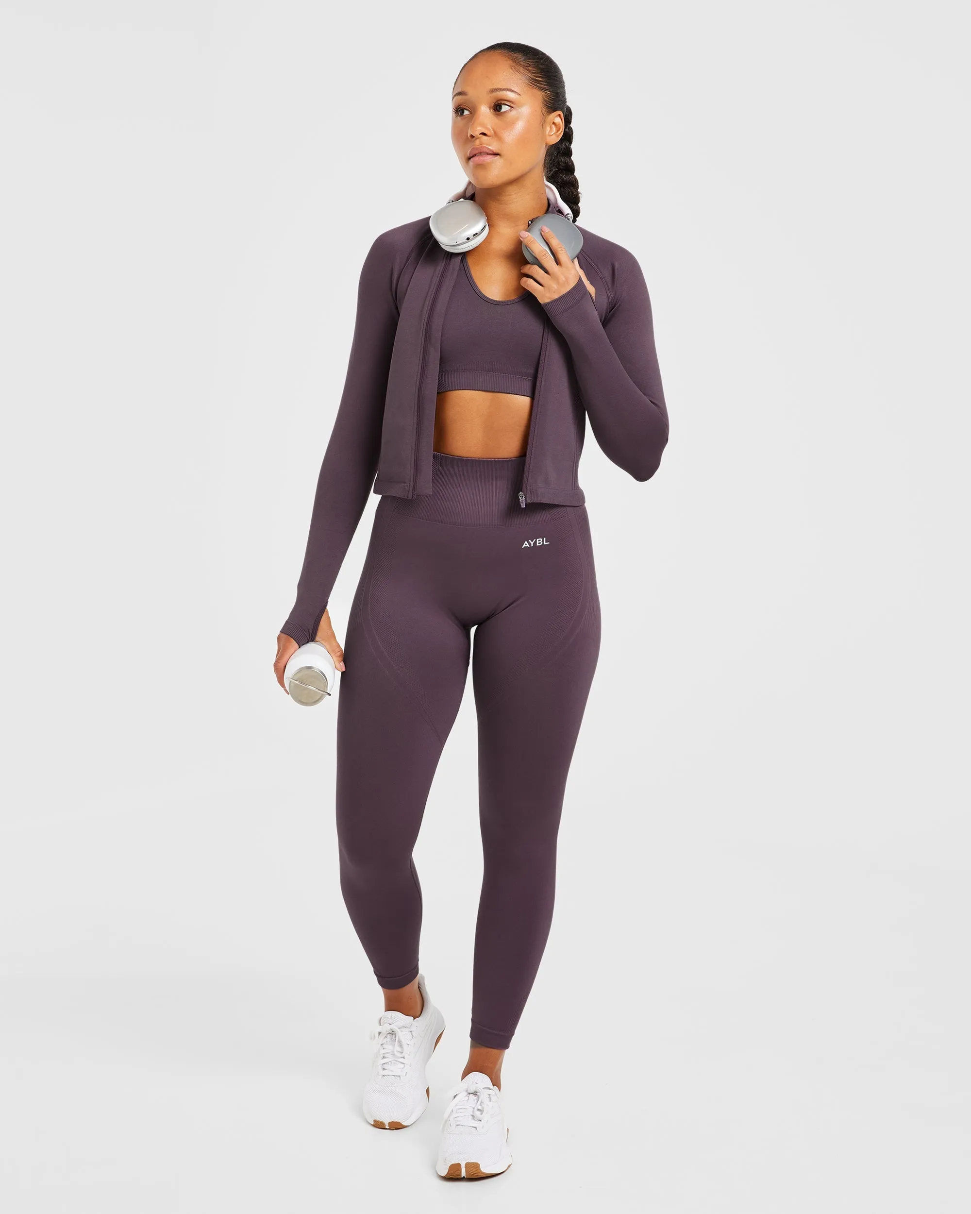 Balance V3 Seamless Zip Jacket - Purple