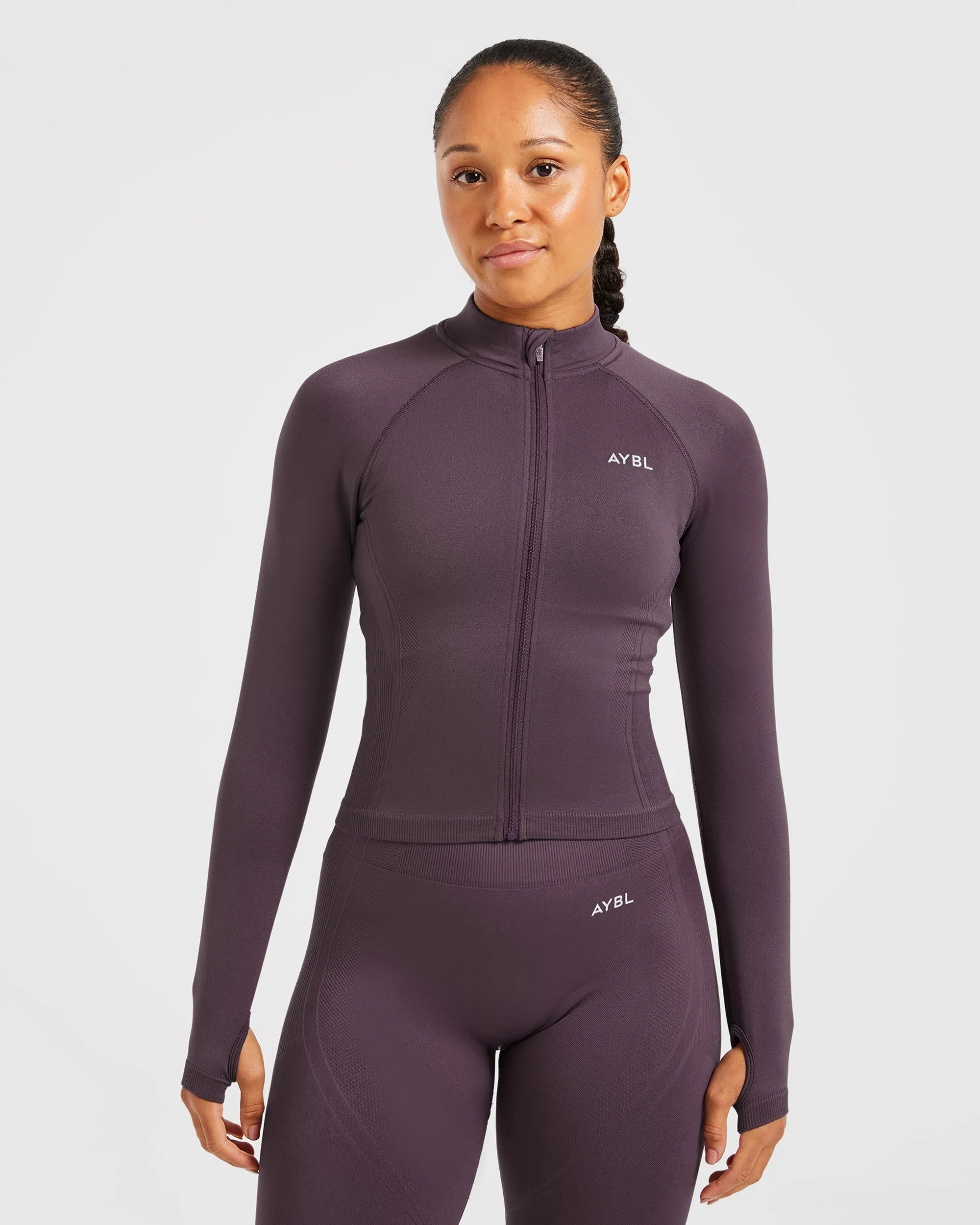 Balance V3 Seamless Zip Jacket - Purple