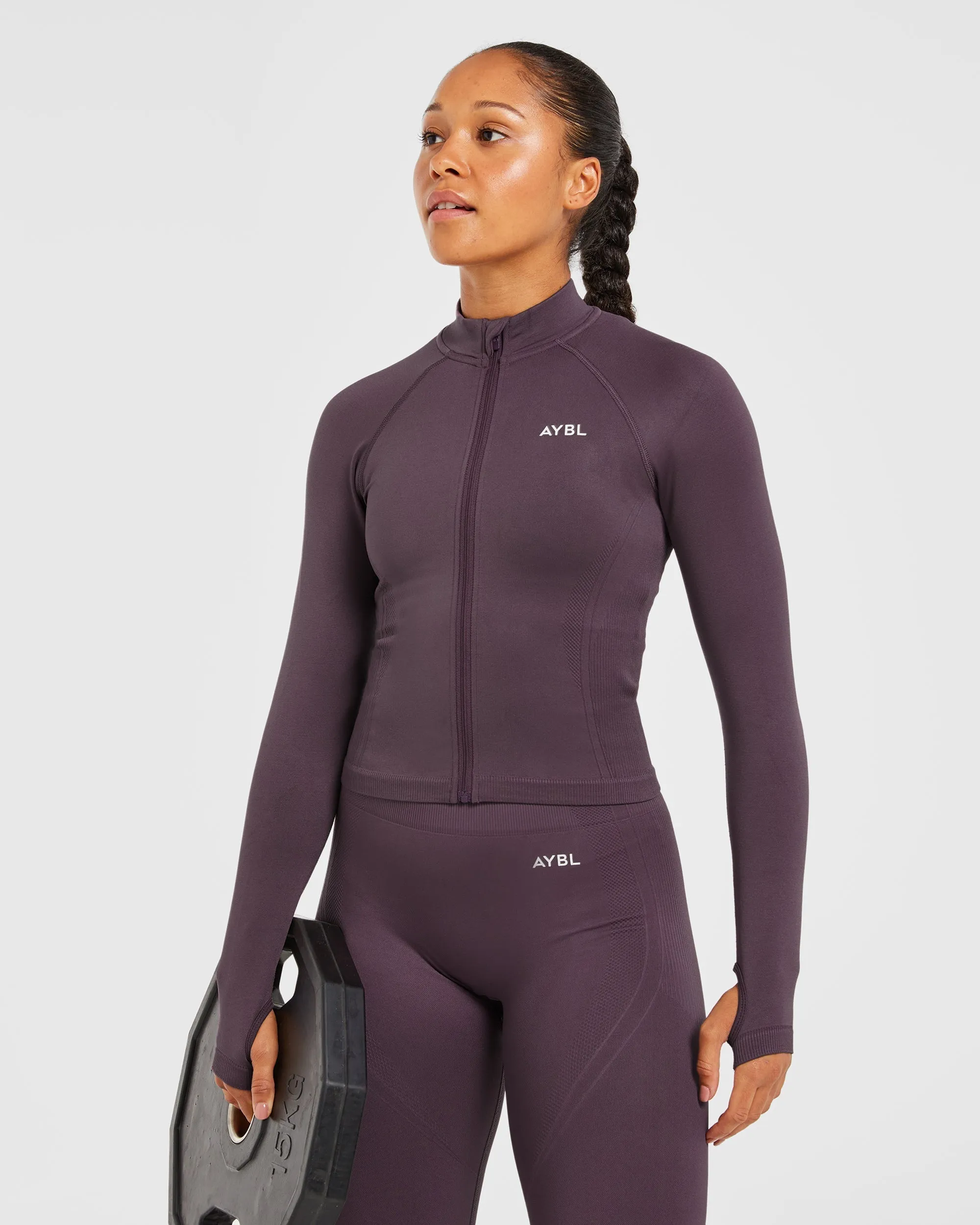 Balance V3 Seamless Zip Jacket - Purple