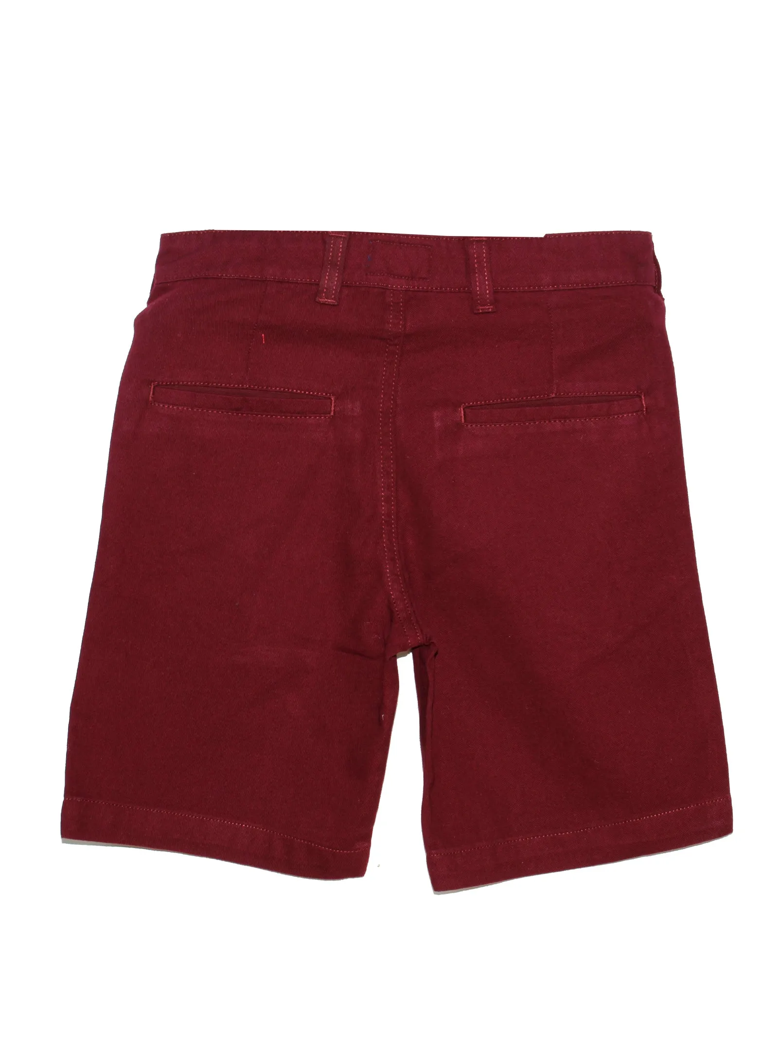 Boys Formal Solid Shorts