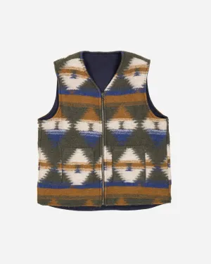 Deck Vest Nebraska Cotton Blue