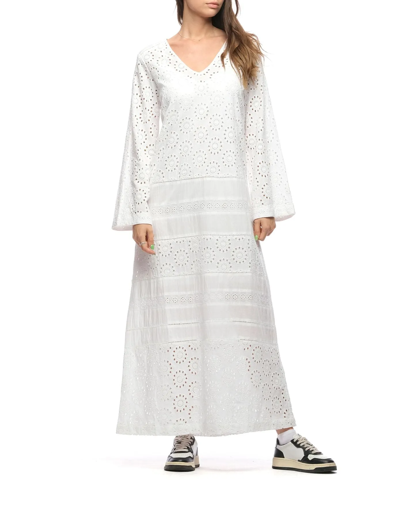 Dress for woman 38 RO052 BLANC Stella Forest