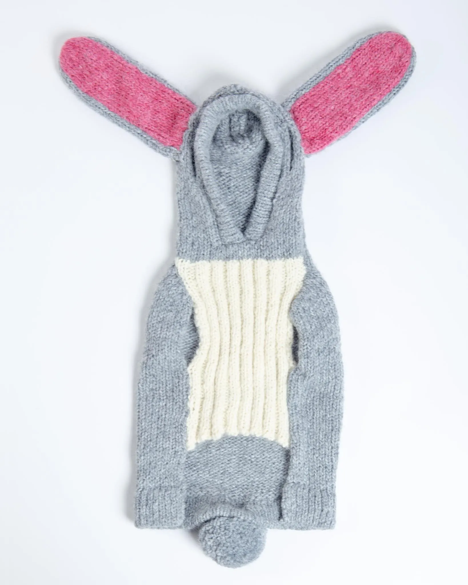 Ear-Resistable Hand-Knit Bunny Dog Sweater (DOG & CO. Exclusive)