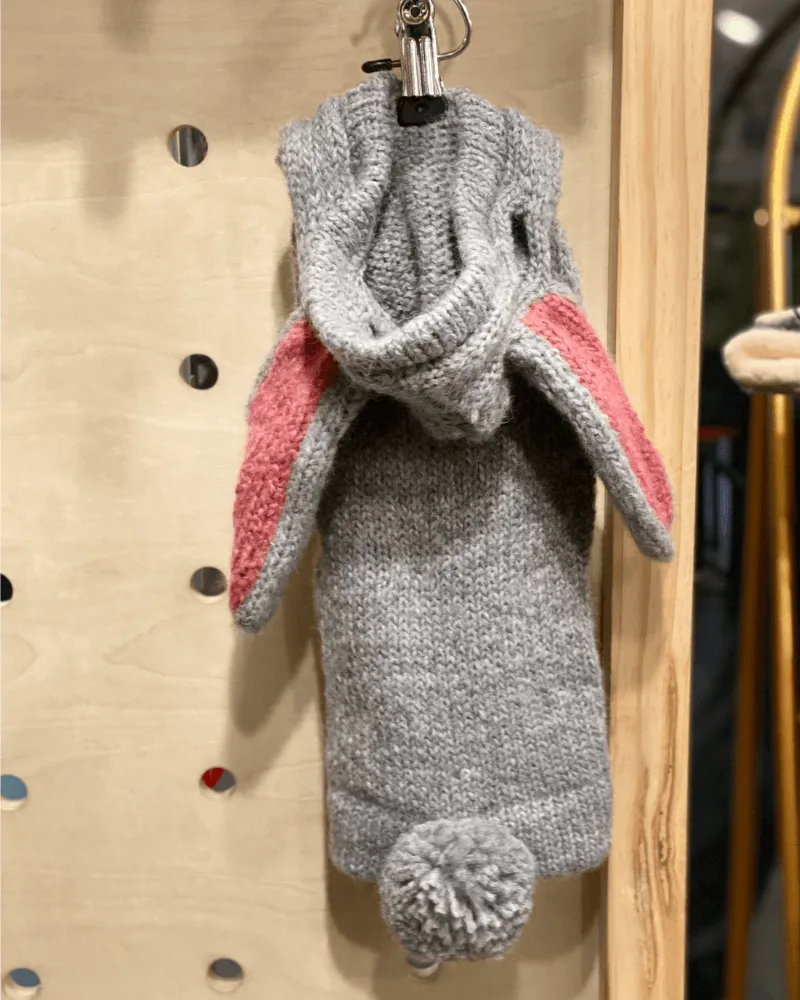 Ear-Resistable Hand-Knit Bunny Dog Sweater (DOG & CO. Exclusive)