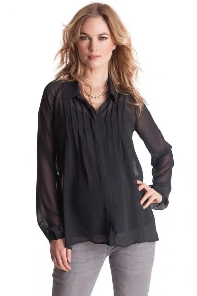 Elarice Maternity Blouse Caviar Black