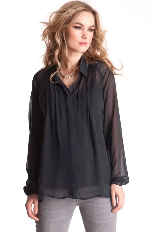 Elarice Maternity Blouse Caviar Black