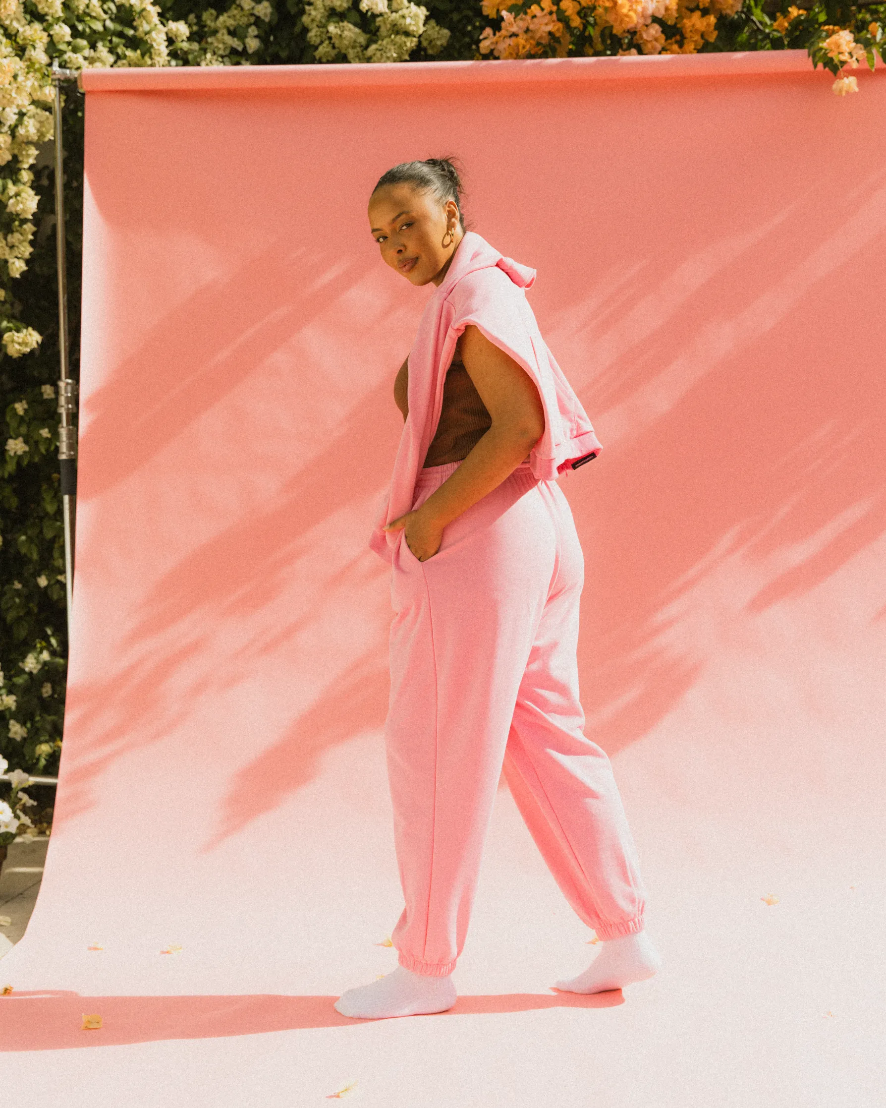 Essential Tracksuit Pants | Pink