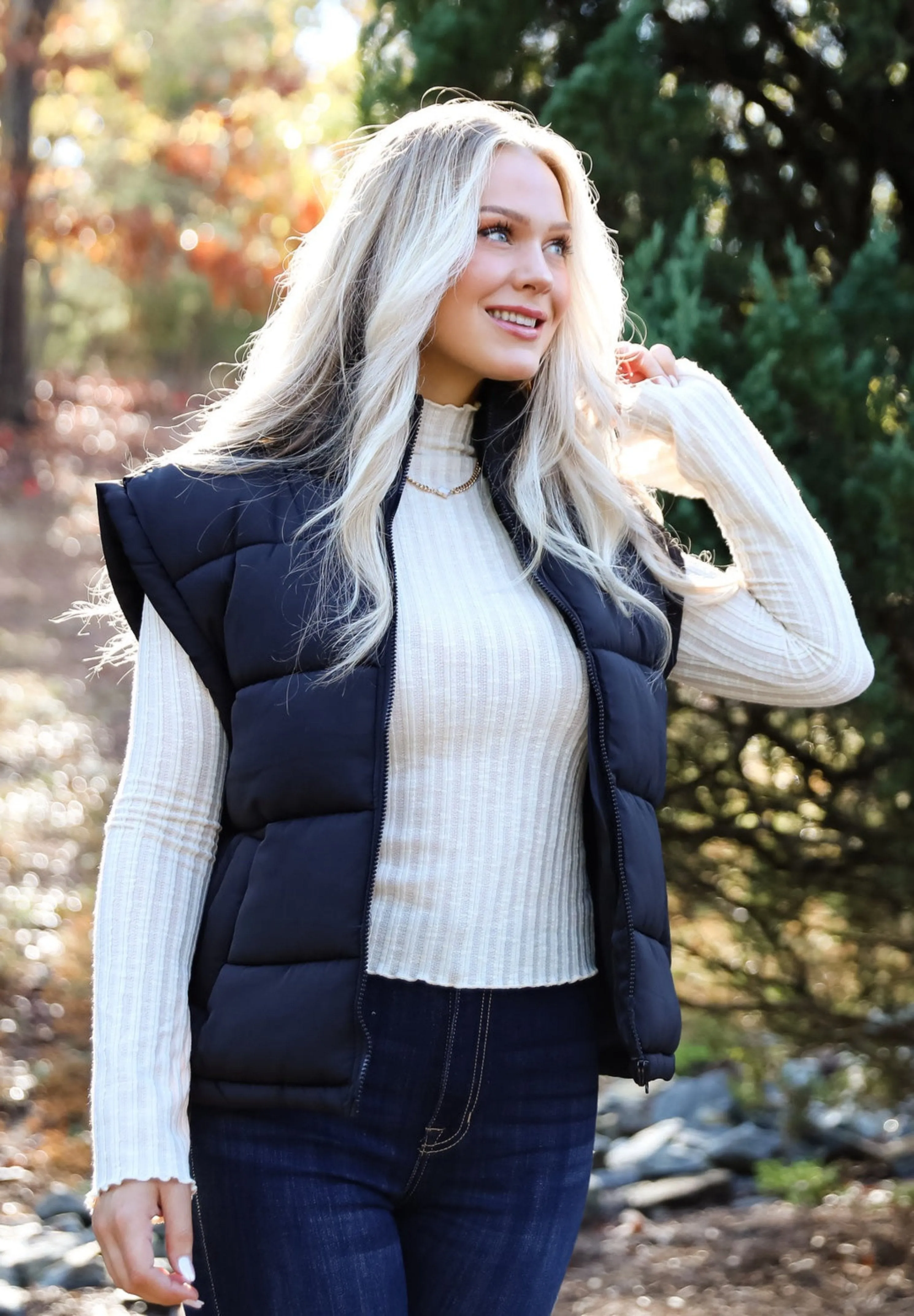 FINAL SALE - On Cloud Nine Puffer Vest - DOORBUSTER