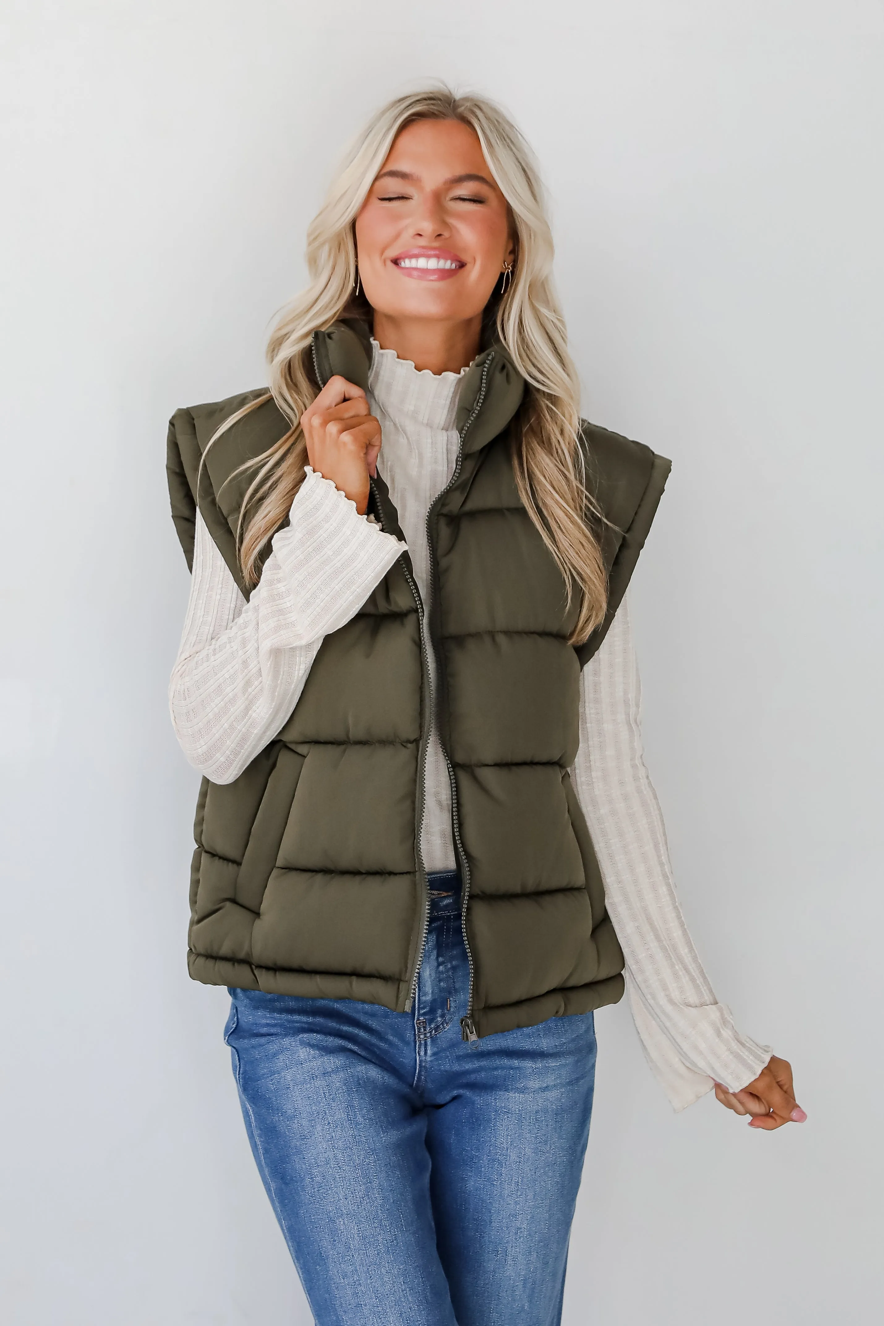 FINAL SALE - On Cloud Nine Puffer Vest - DOORBUSTER