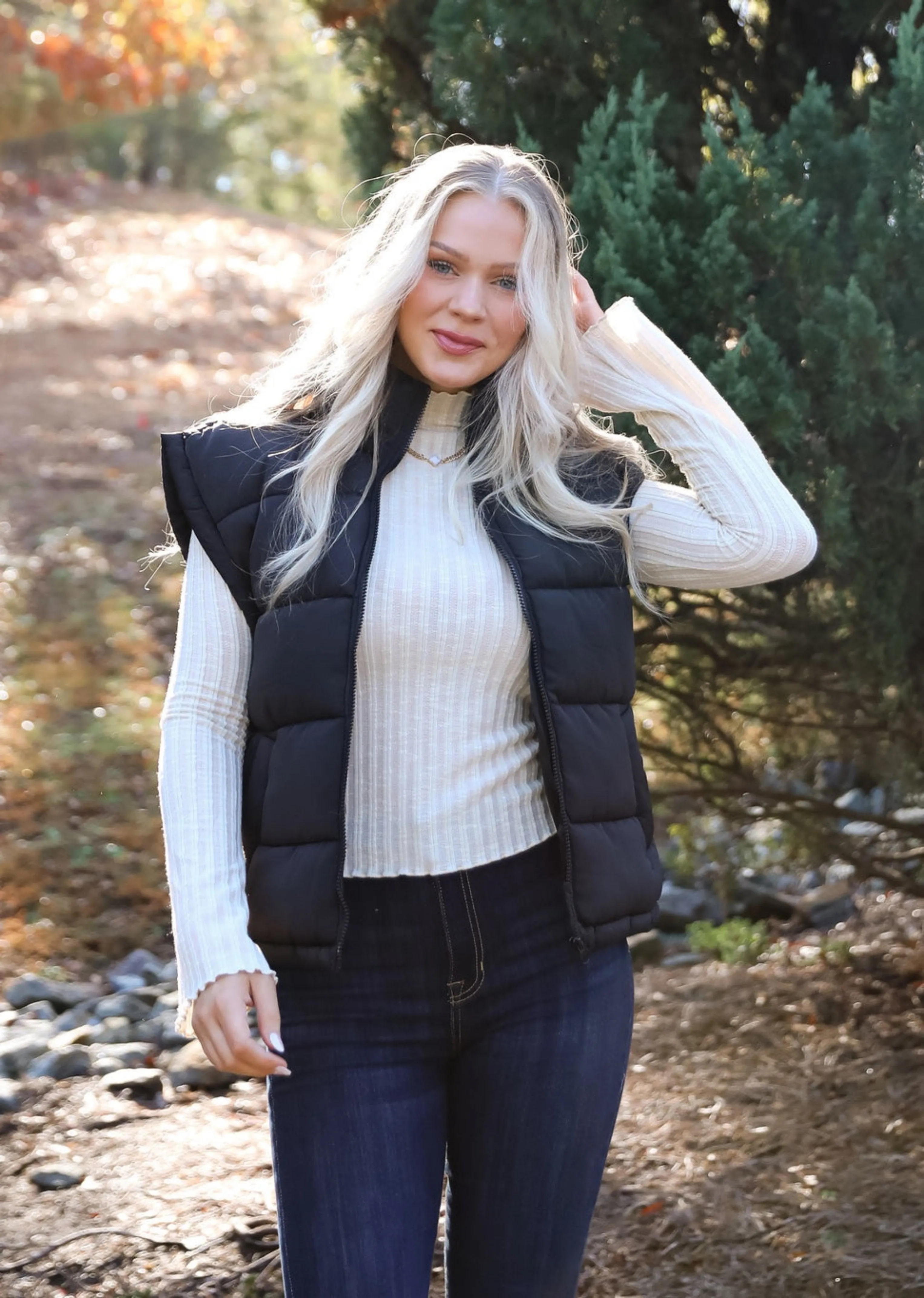 FINAL SALE - On Cloud Nine Puffer Vest - DOORBUSTER