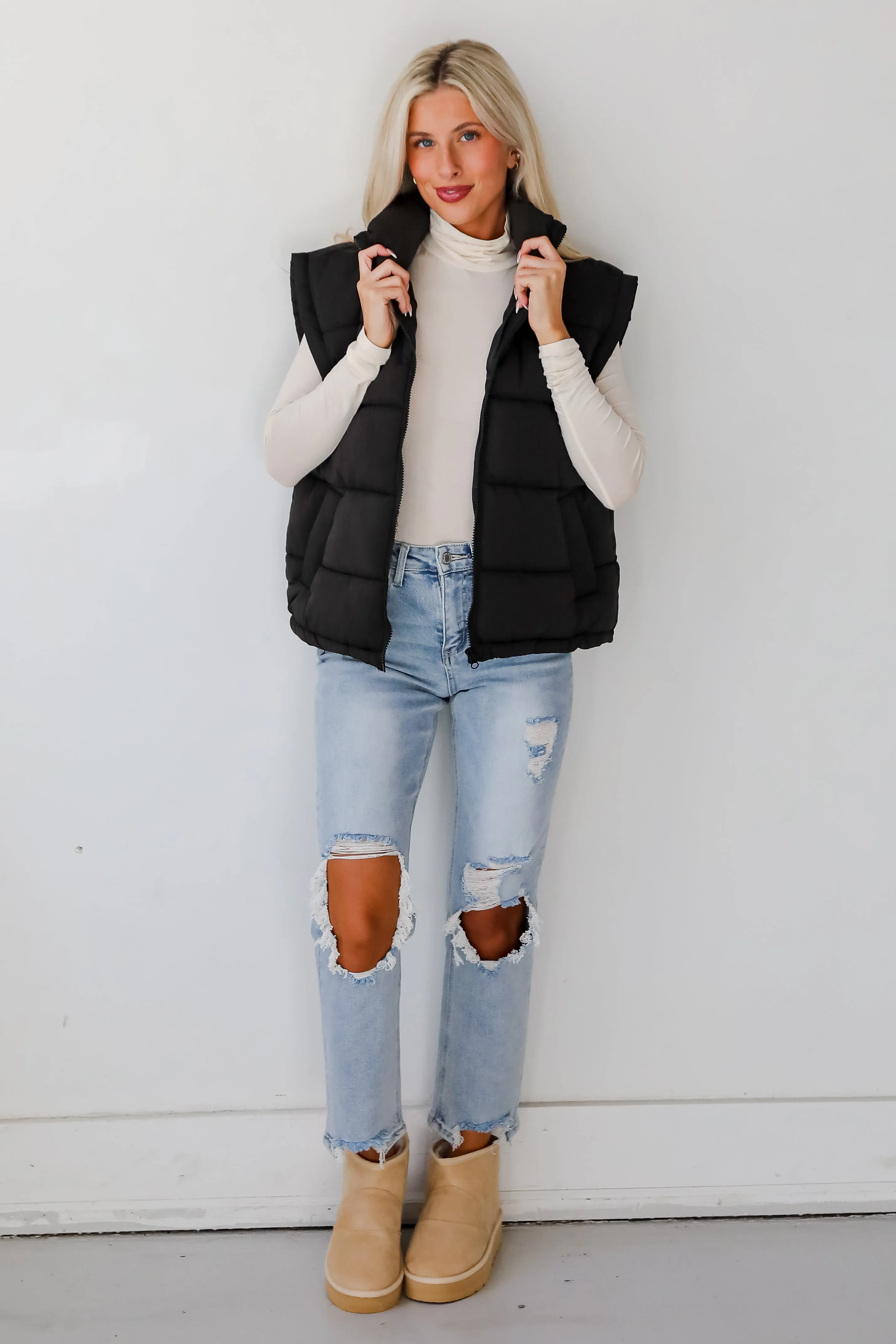 FINAL SALE - On Cloud Nine Puffer Vest - DOORBUSTER