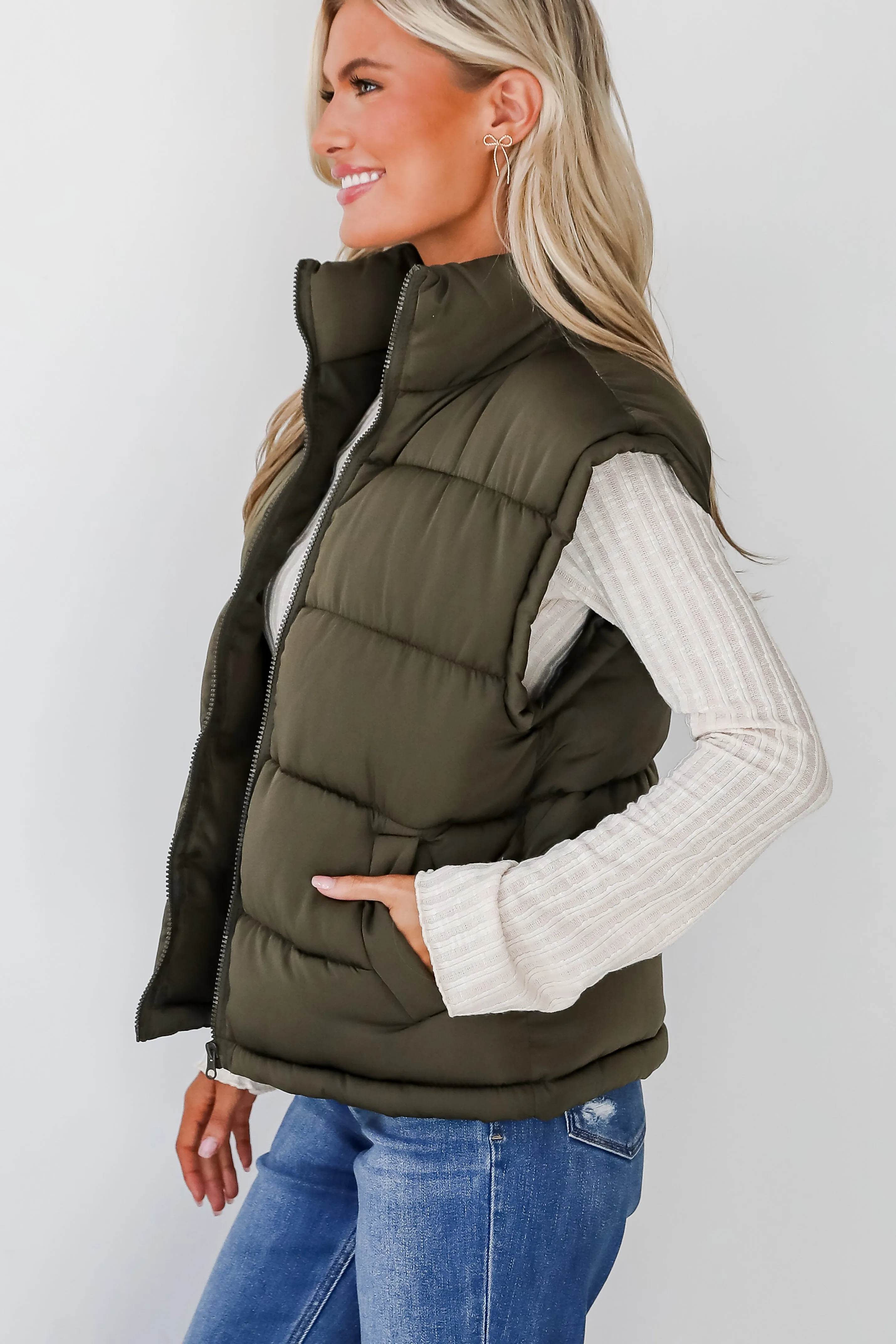 FINAL SALE - On Cloud Nine Puffer Vest - DOORBUSTER