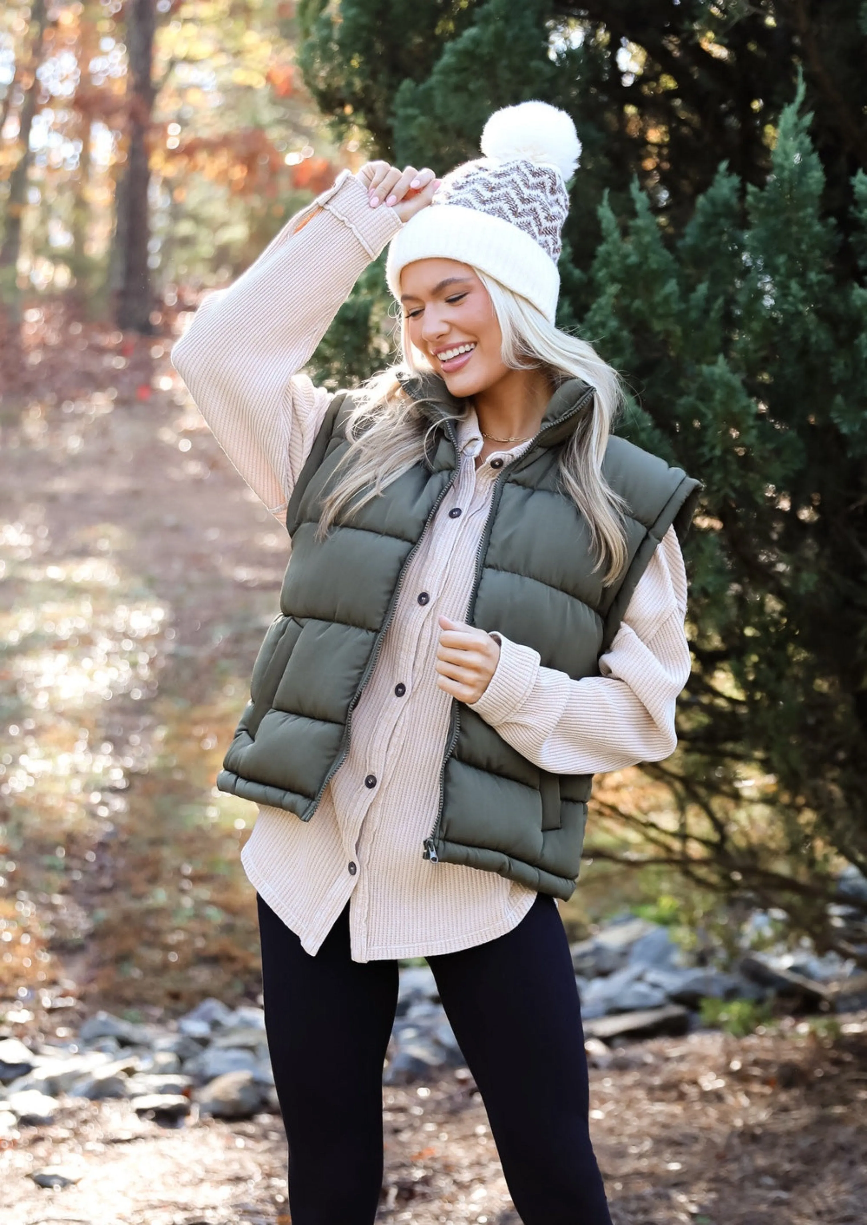 FINAL SALE - On Cloud Nine Puffer Vest - DOORBUSTER