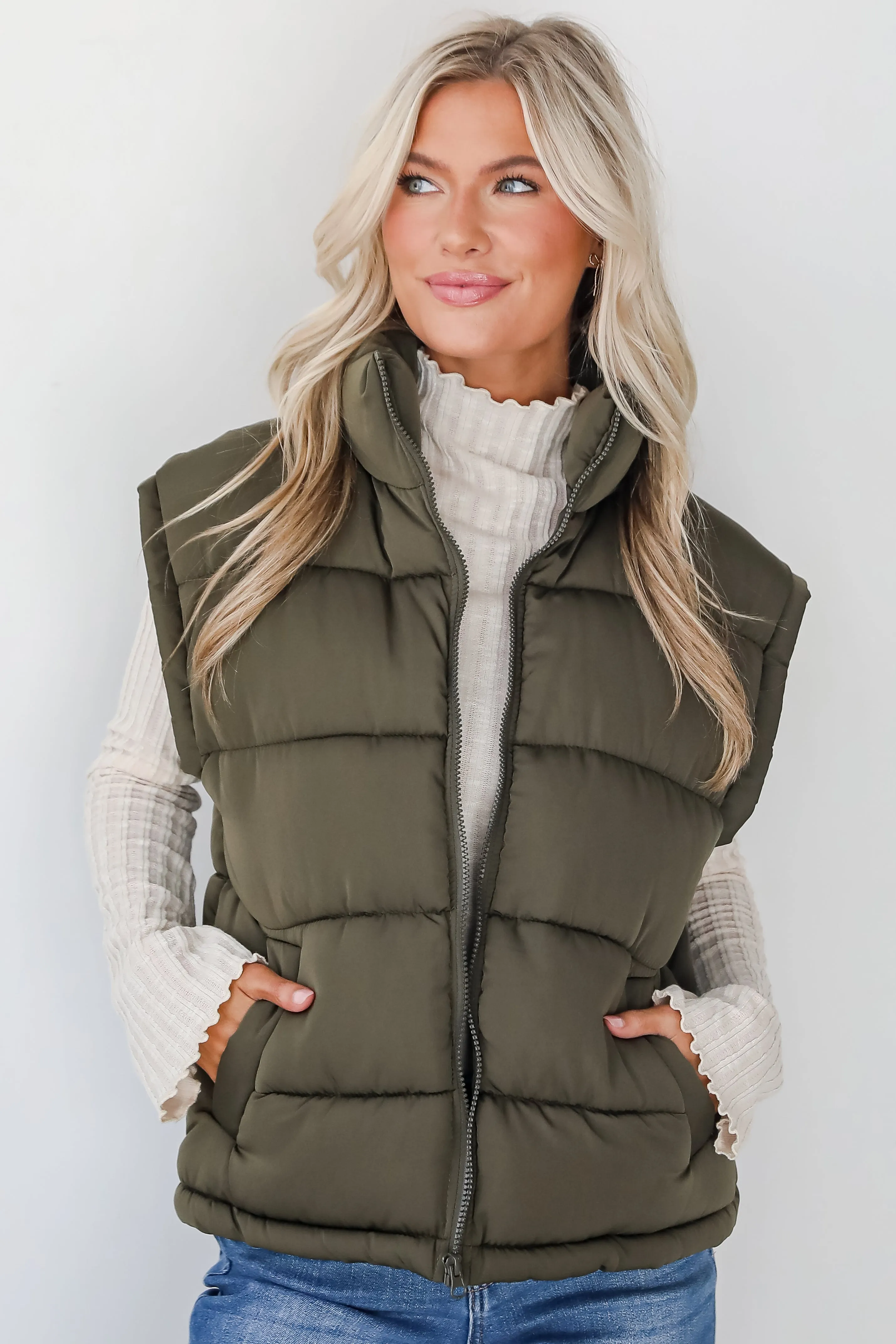 FINAL SALE - On Cloud Nine Puffer Vest - DOORBUSTER