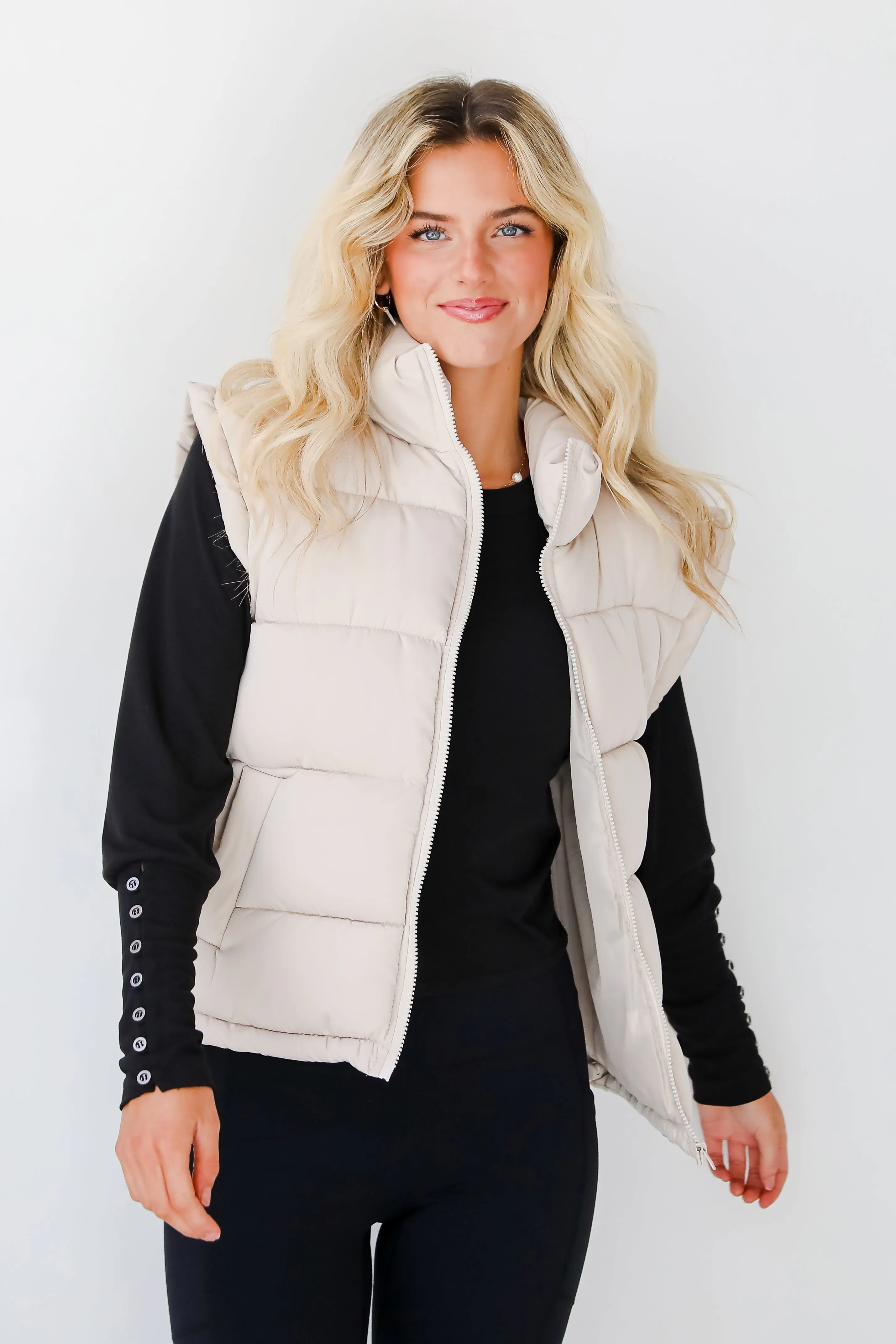 FINAL SALE - On Cloud Nine Puffer Vest - DOORBUSTER