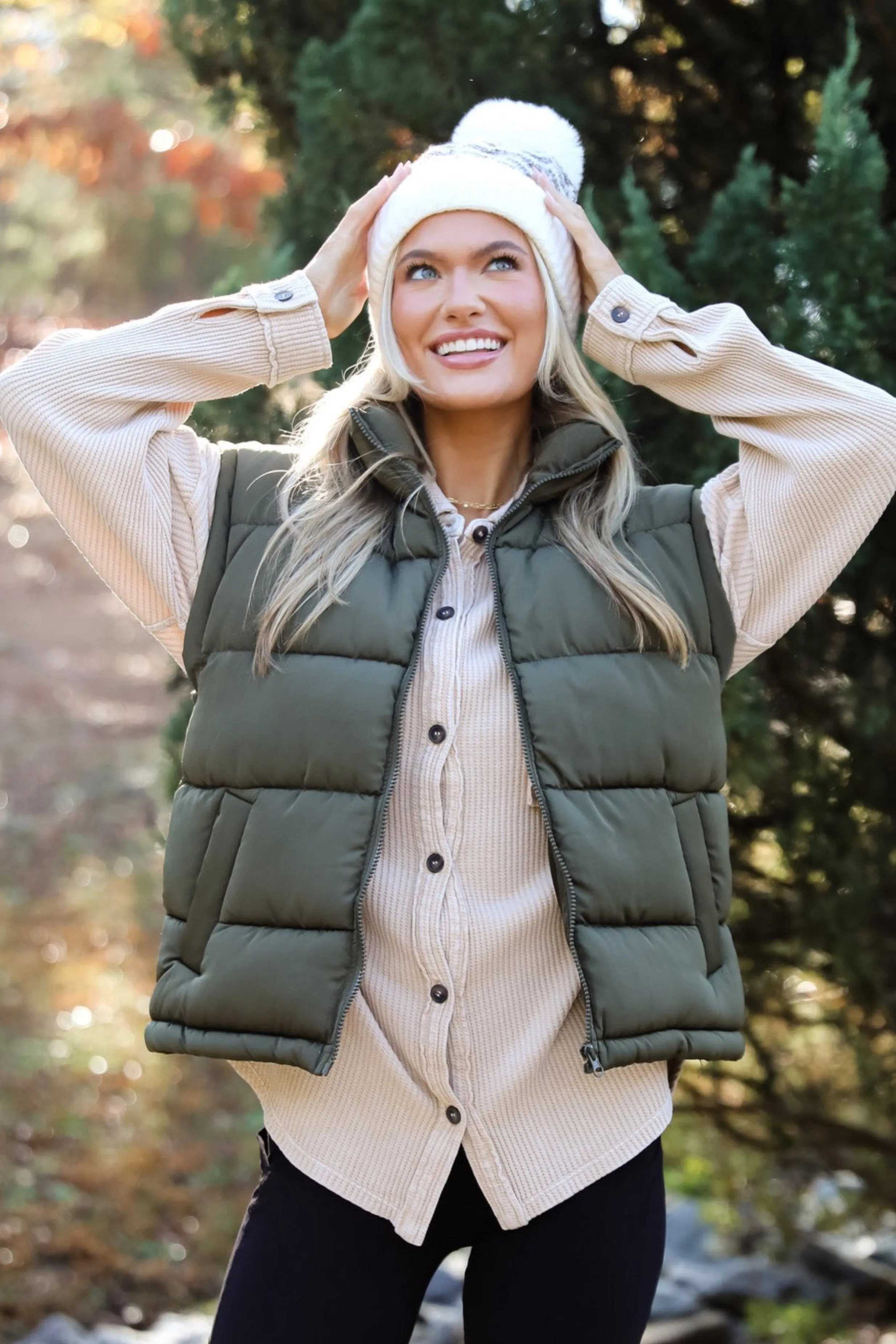 FINAL SALE - On Cloud Nine Puffer Vest - DOORBUSTER