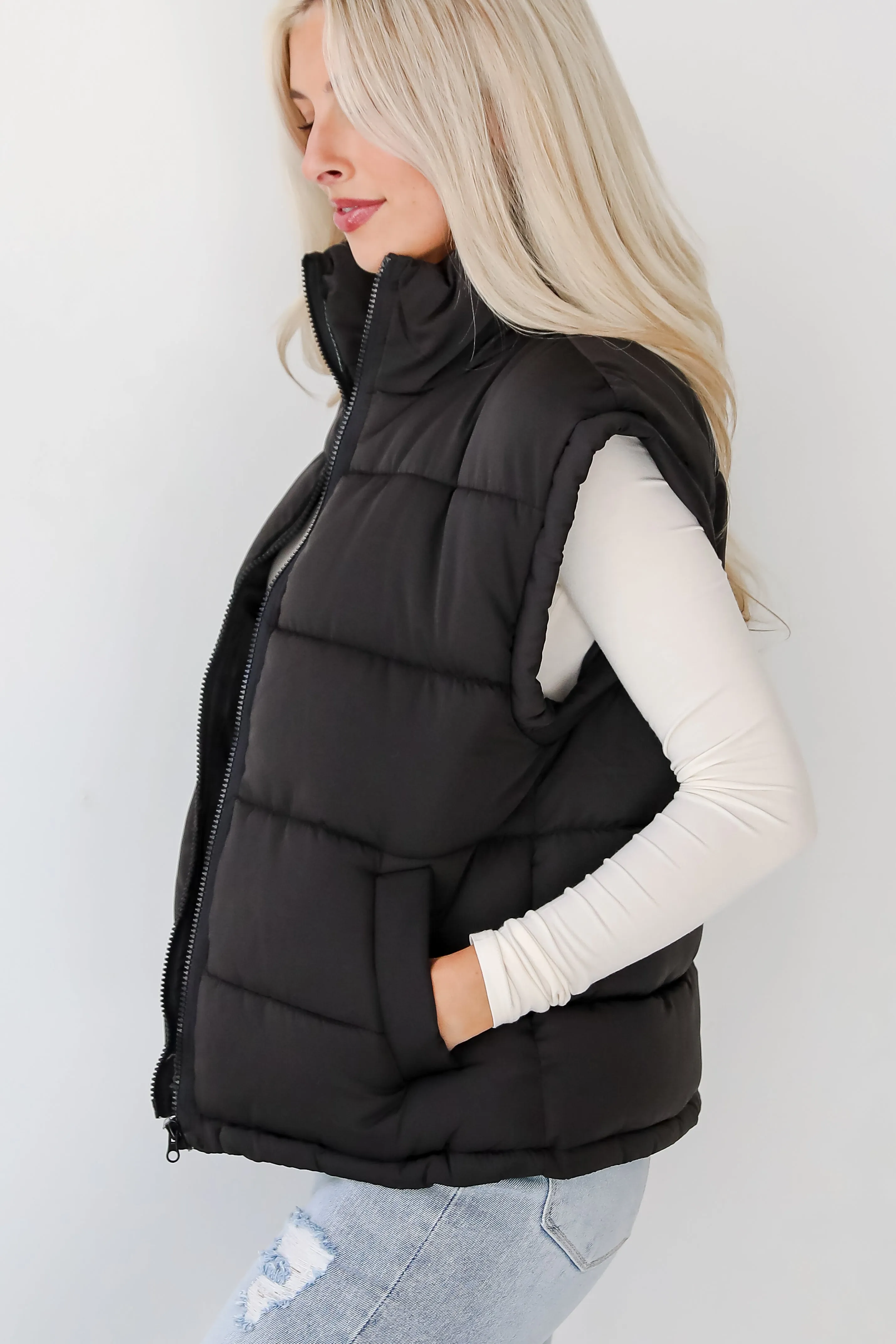 FINAL SALE - On Cloud Nine Puffer Vest - DOORBUSTER