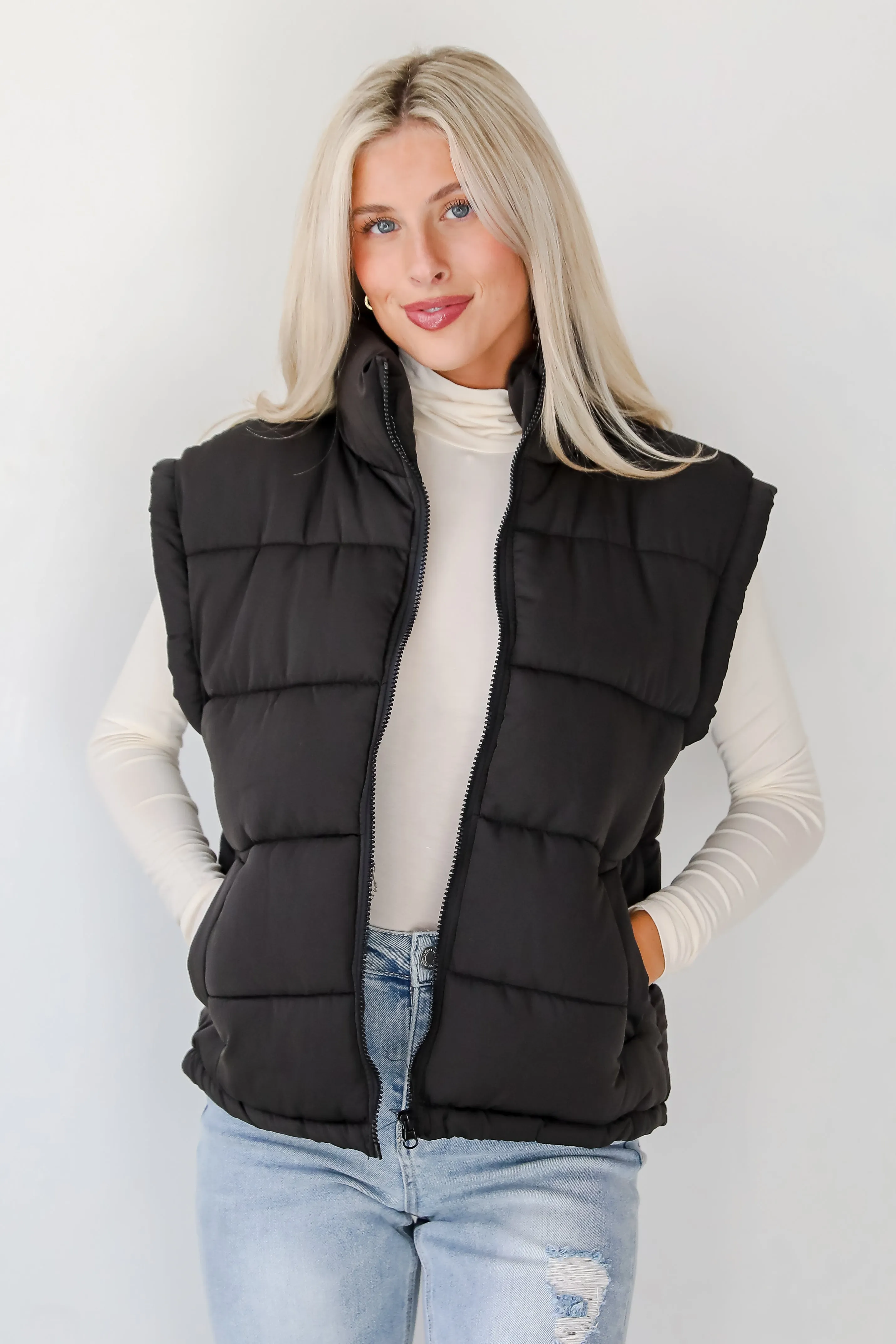 FINAL SALE - On Cloud Nine Puffer Vest - DOORBUSTER