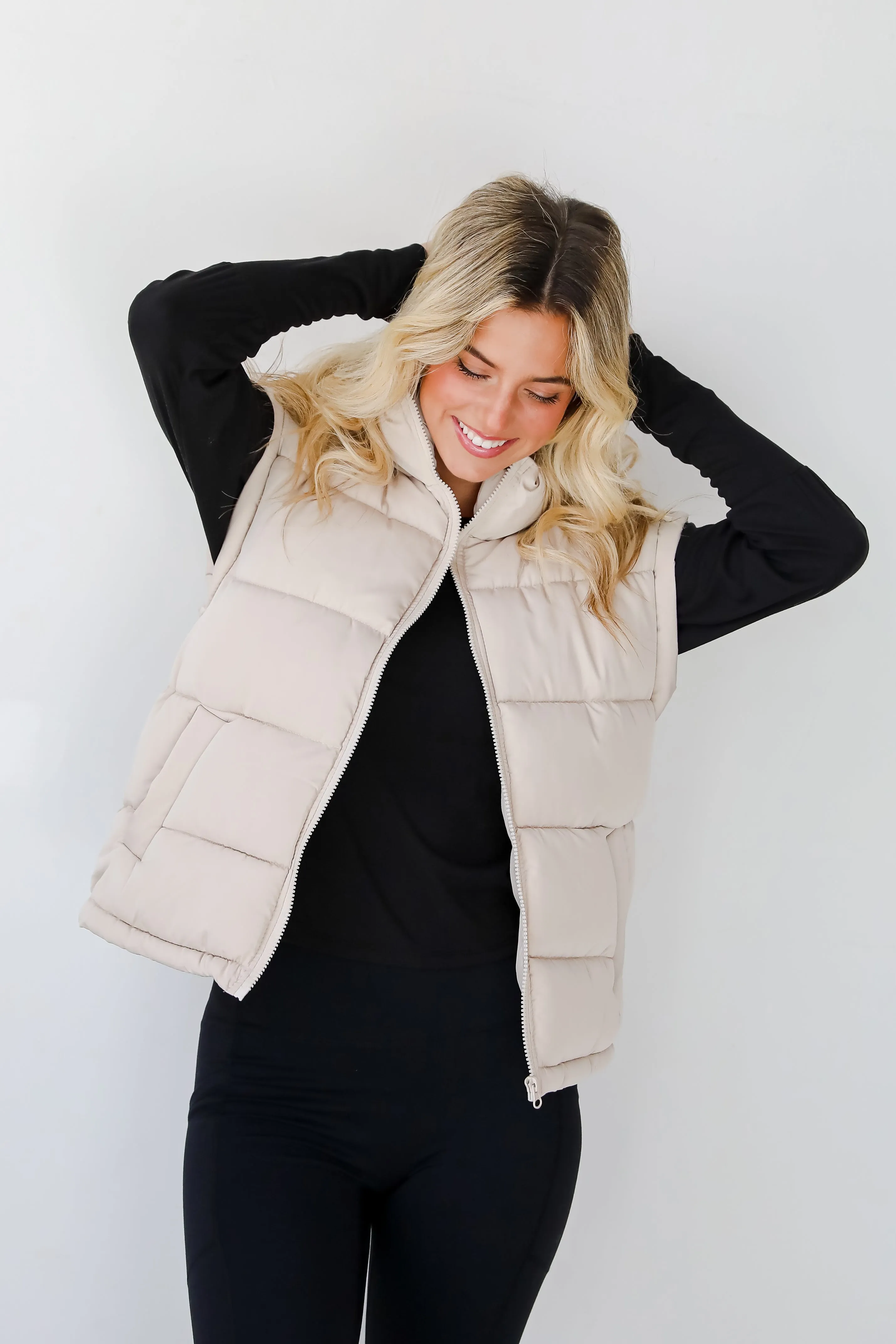 FINAL SALE - On Cloud Nine Puffer Vest - DOORBUSTER