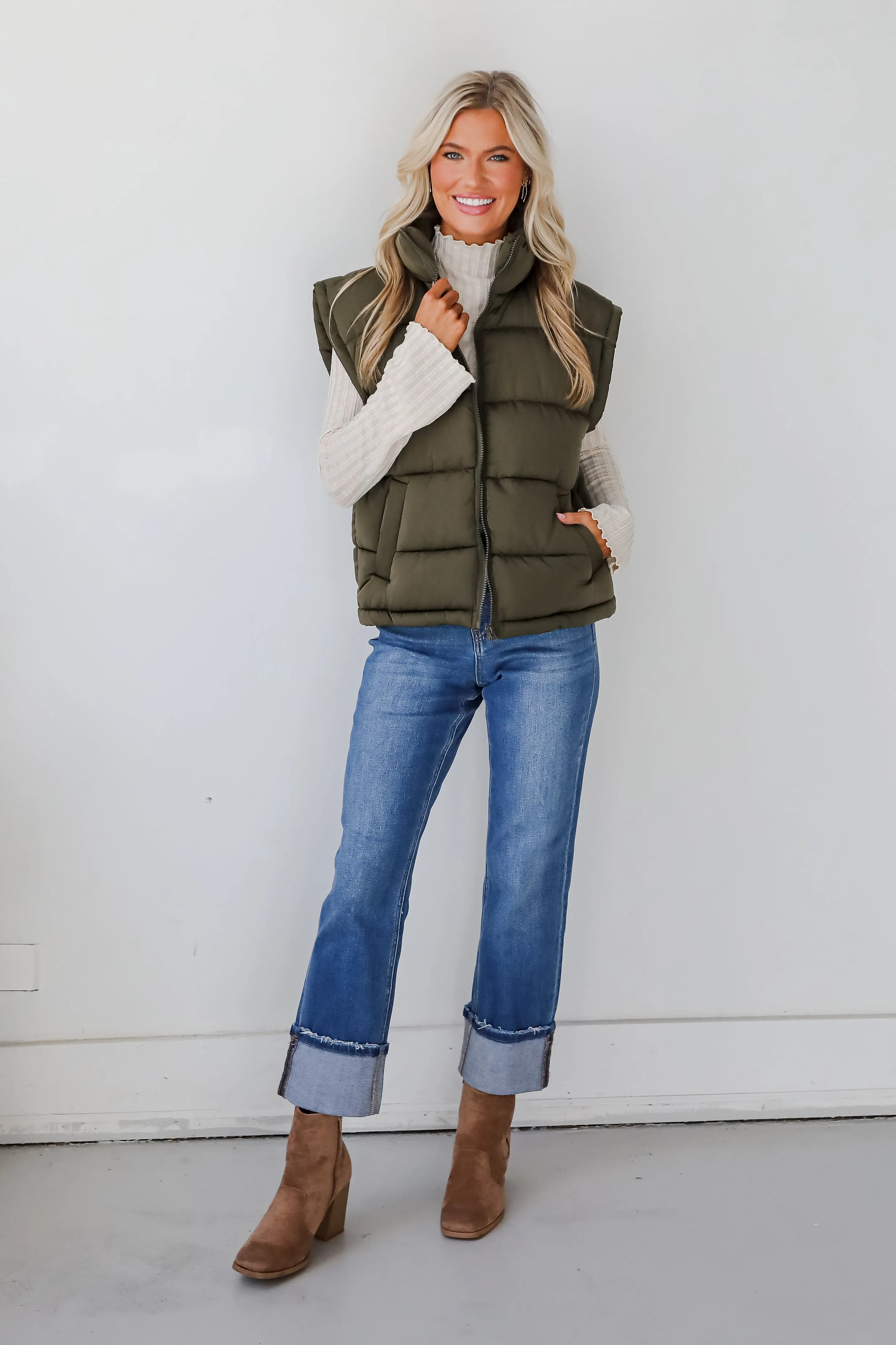 FINAL SALE - On Cloud Nine Puffer Vest - DOORBUSTER