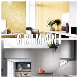 GRIMANI BIANCO - Decorative Metallic Paint with Cracked Effect by San Marco (White base)