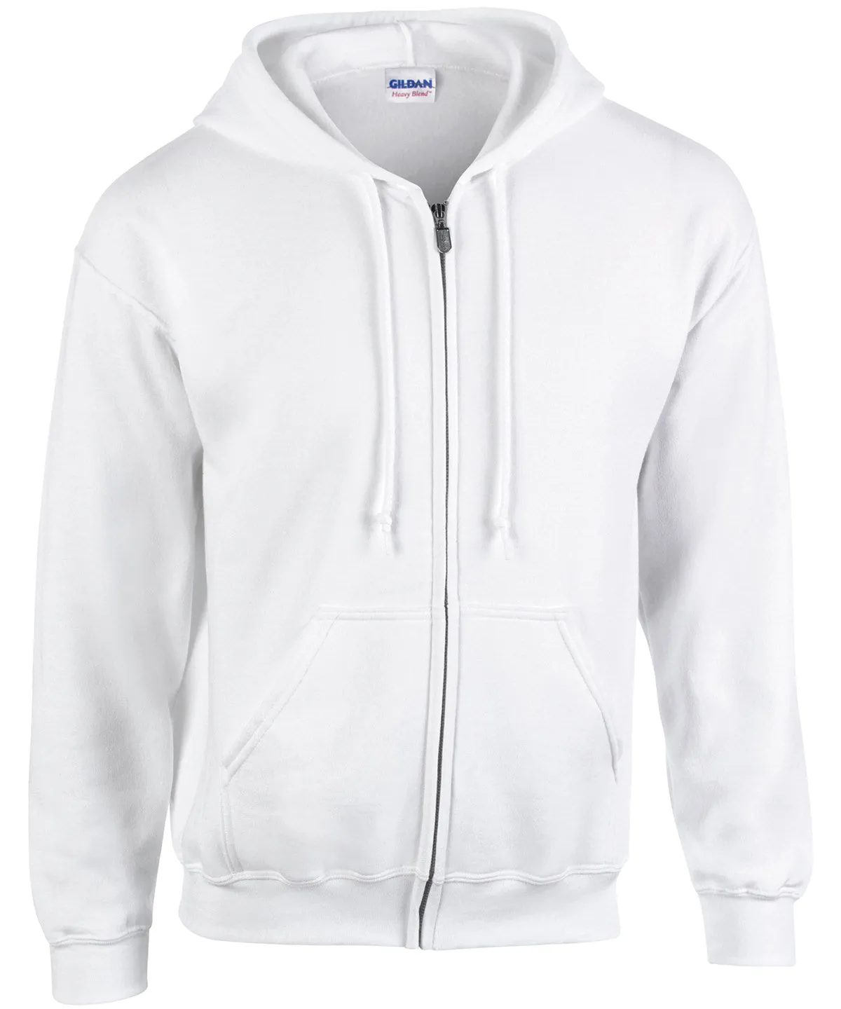 Heavy Blend  full zip hooded sweatshirt | White