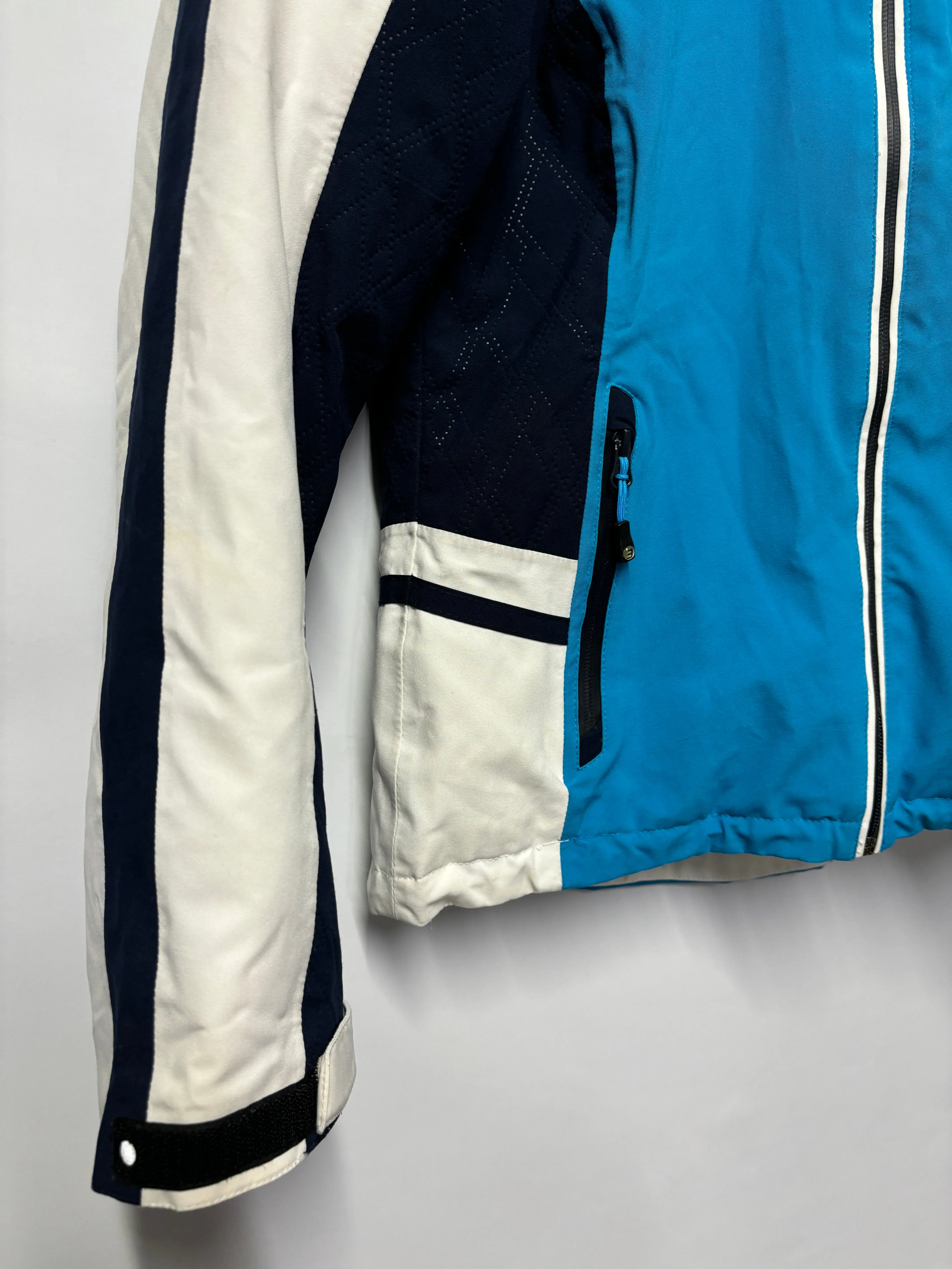 Icepeak White, Navy and Blue Insulated Ski Jacket 10