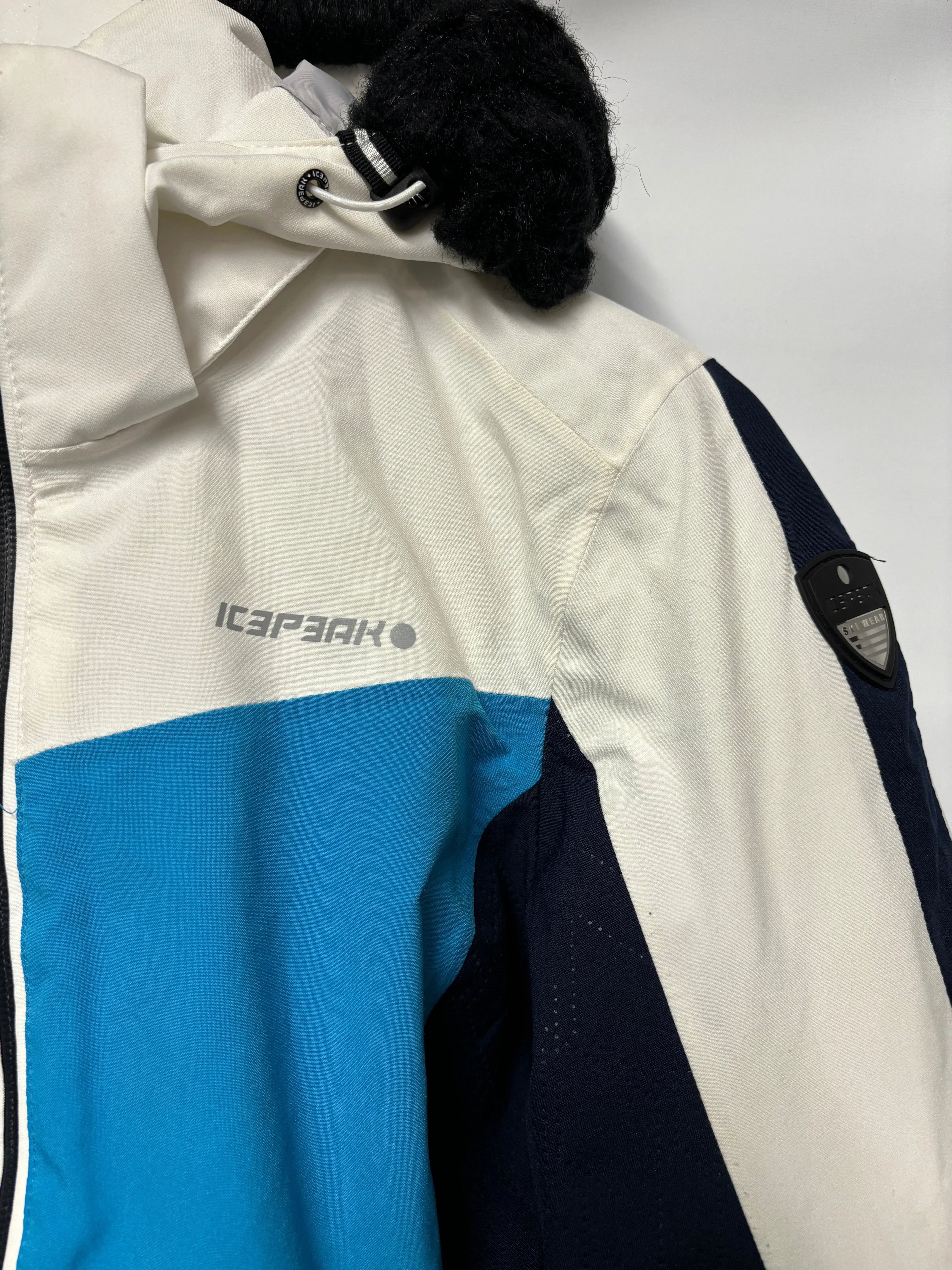 Icepeak White, Navy and Blue Insulated Ski Jacket 10