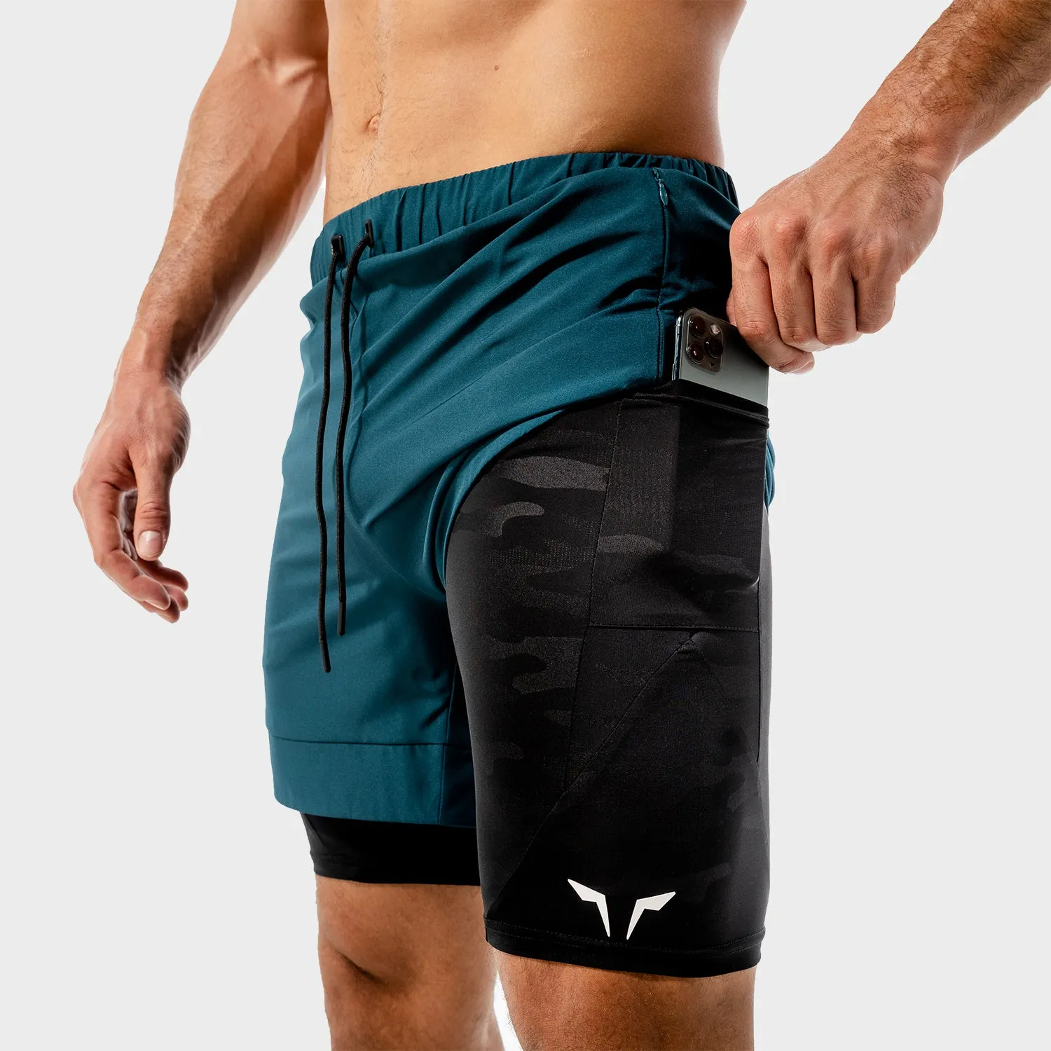 Limitless 2-in-1 Shorts - Teal