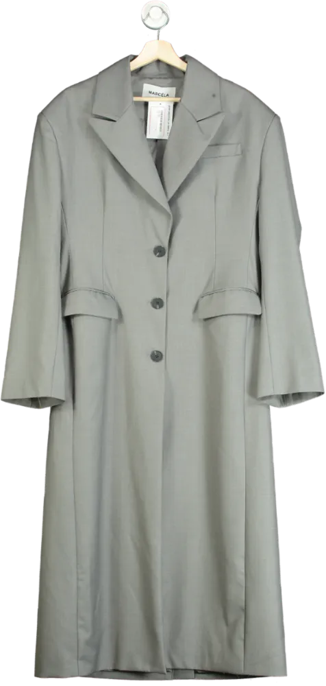 Marcela London Grey Long Coat UK 10