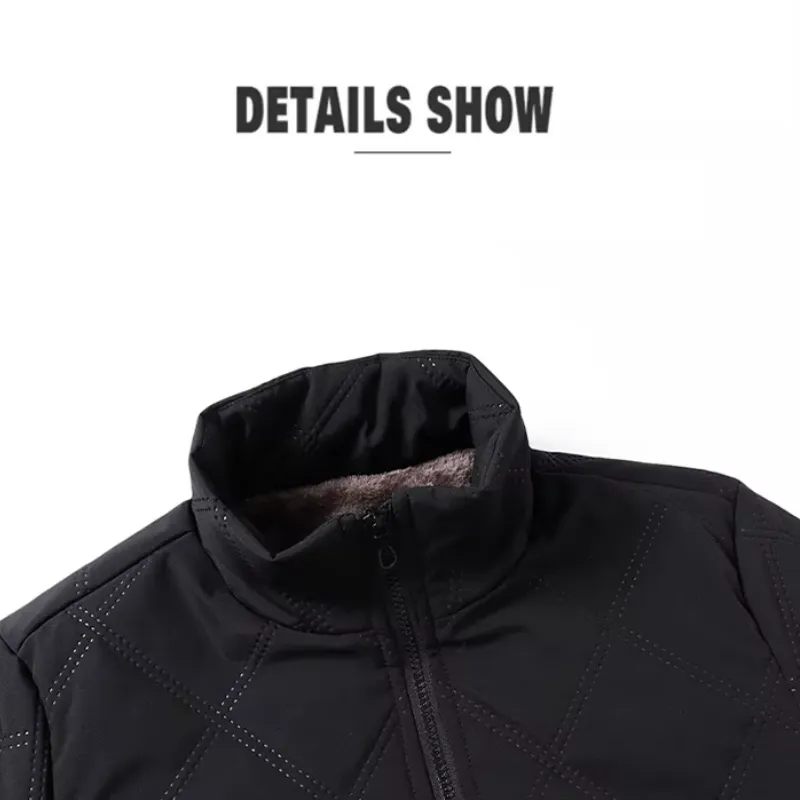 Men's Warm Puffer Jacket with Fleece Lining | Ideal for Autumn/Winter