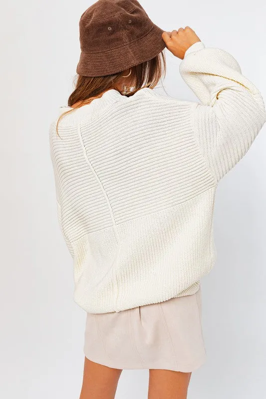 Molly Mae Ribbed Knitted Sweater