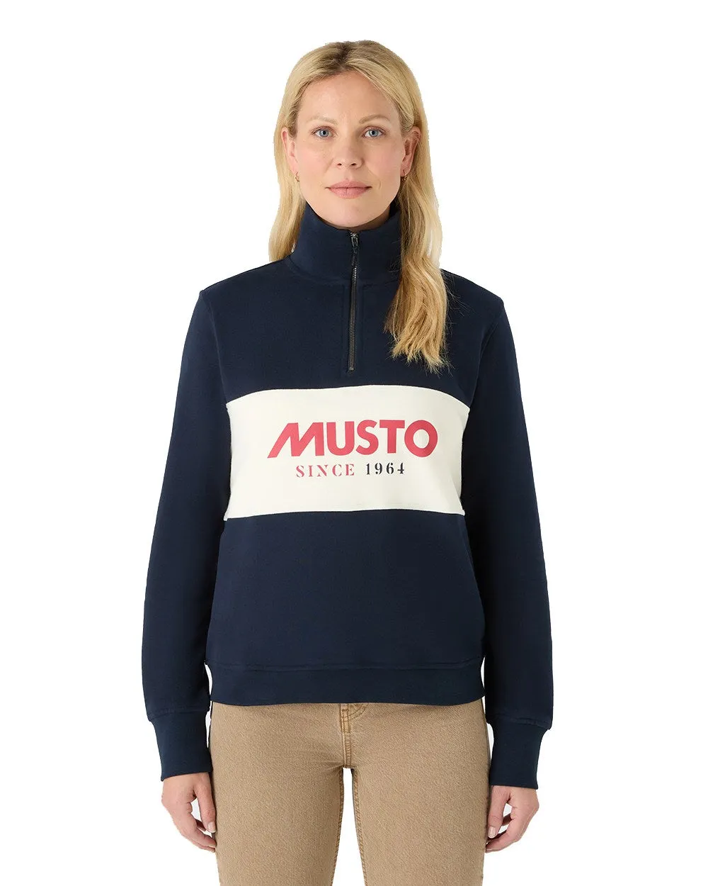 Musto Womens Classic Half Zip Sweatshirt