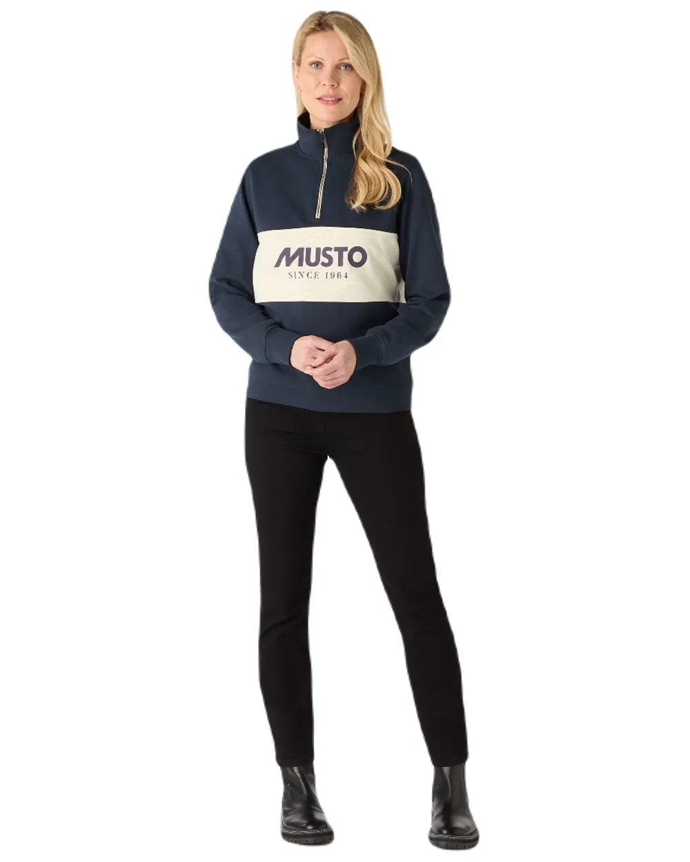 Musto Womens Classic Half Zip Sweatshirt