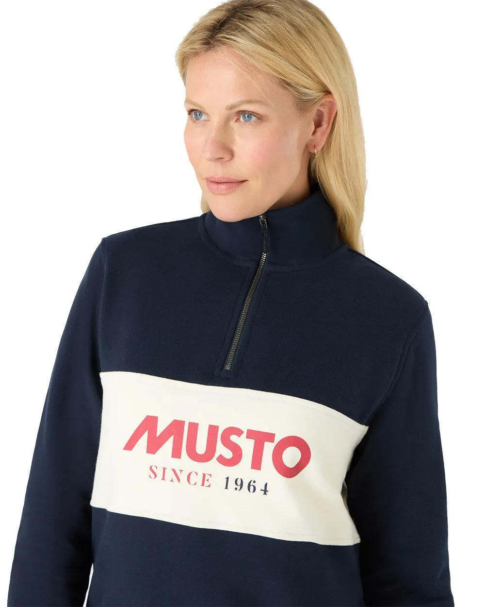 Musto Womens Classic Half Zip Sweatshirt