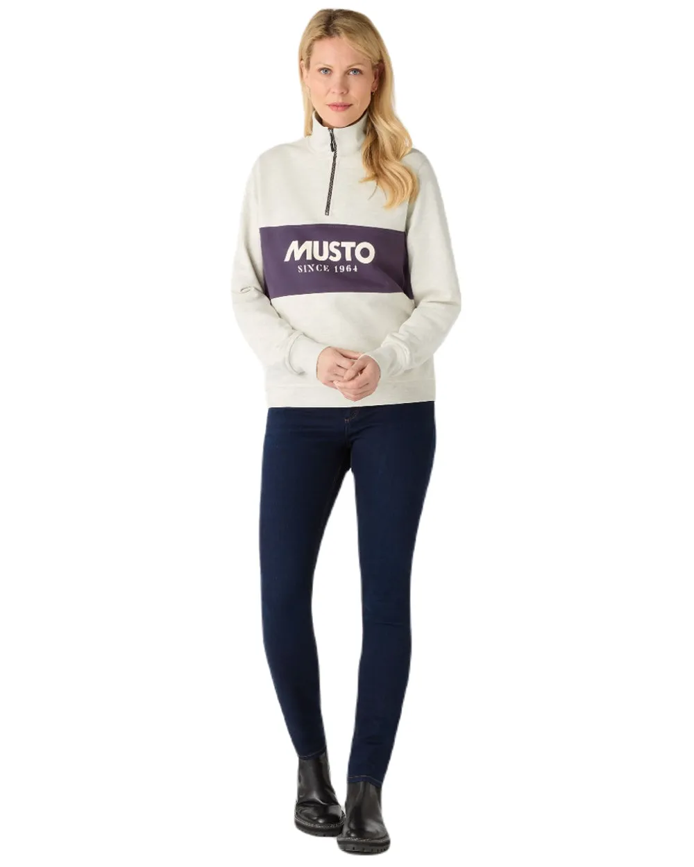 Musto Womens Classic Half Zip Sweatshirt