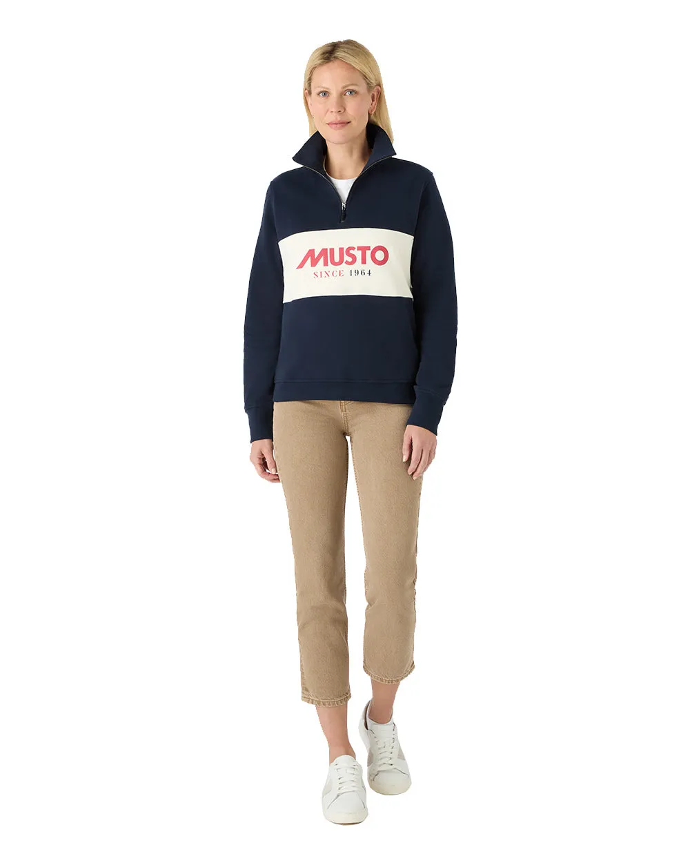 Musto Womens Classic Half Zip Sweatshirt