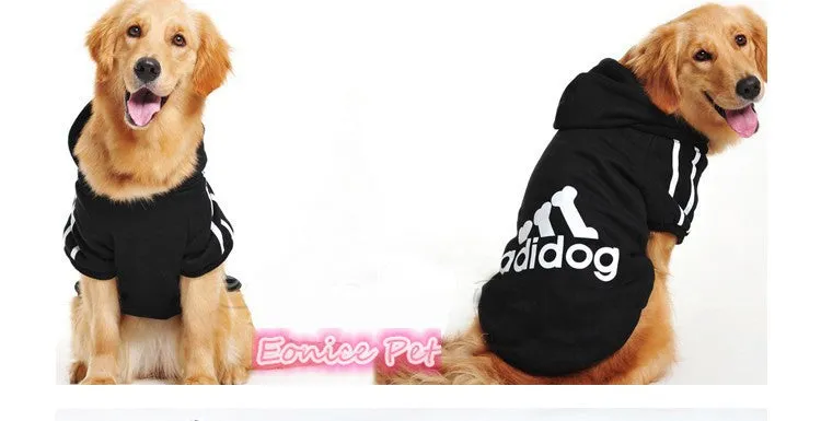 New Big Dog Clothes Warm Winter Coat Jacket Clothing for Dogs Large Size Golden Retriever Labrador 3XL-9XL Adidog Hoodie