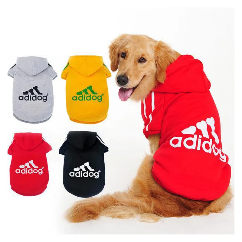 New Big Dog Clothes Warm Winter Coat Jacket Clothing for Dogs Large Size Golden Retriever Labrador 3XL-9XL Adidog Hoodie