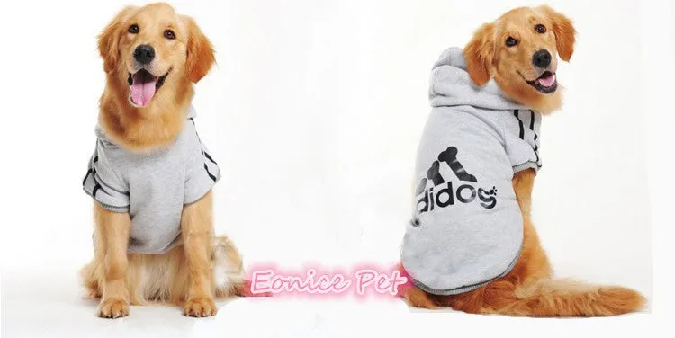 New Big Dog Clothes Warm Winter Coat Jacket Clothing for Dogs Large Size Golden Retriever Labrador 3XL-9XL Adidog Hoodie