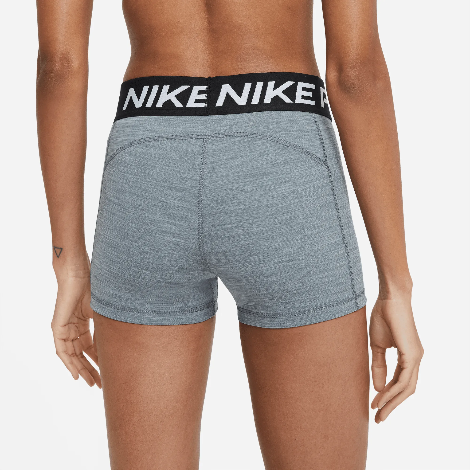 Nike Pro Women's Grey 3-Inch Shorts