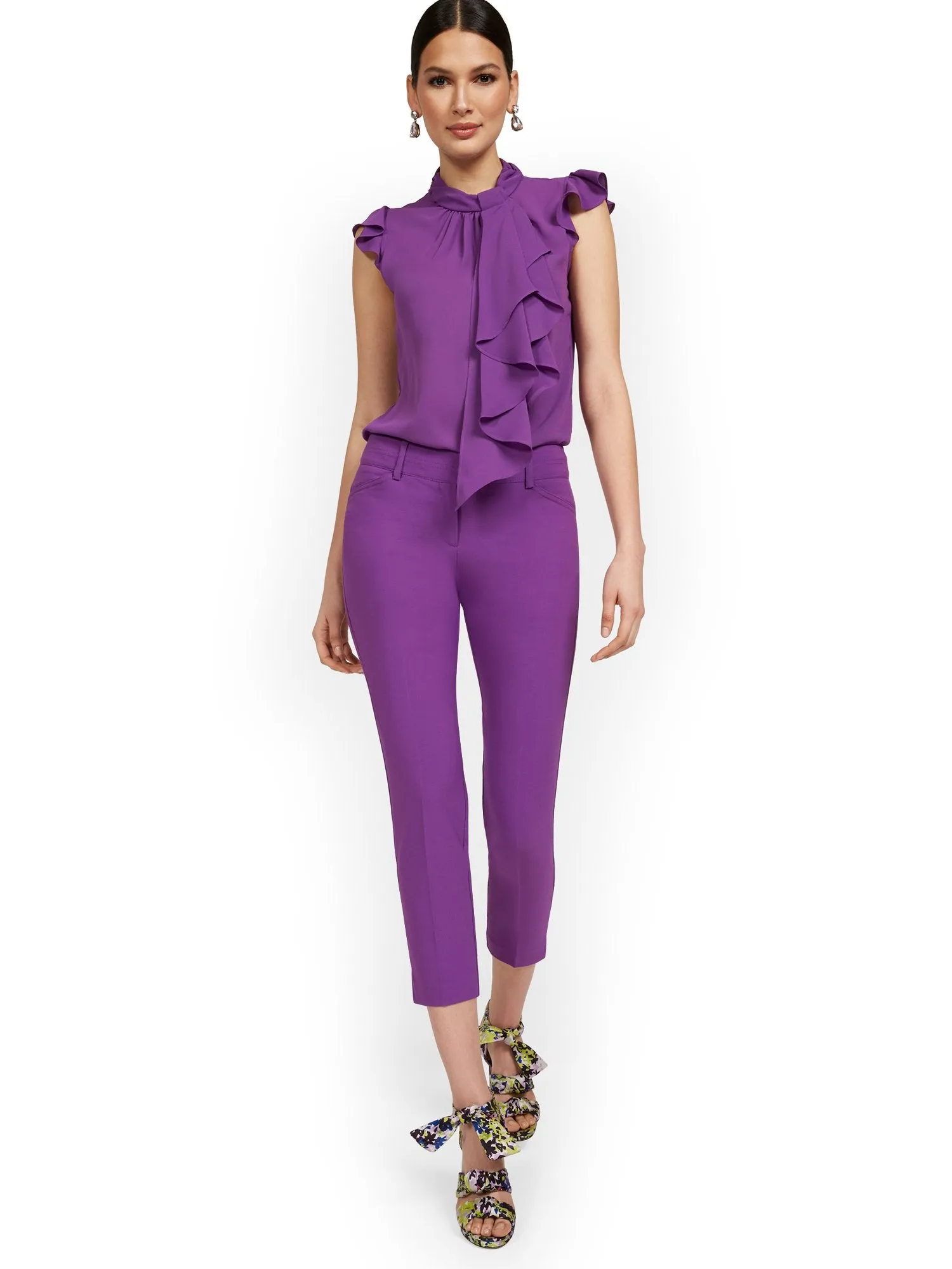 Petite Capri Pant - Essential Stretch - 7th Avenue